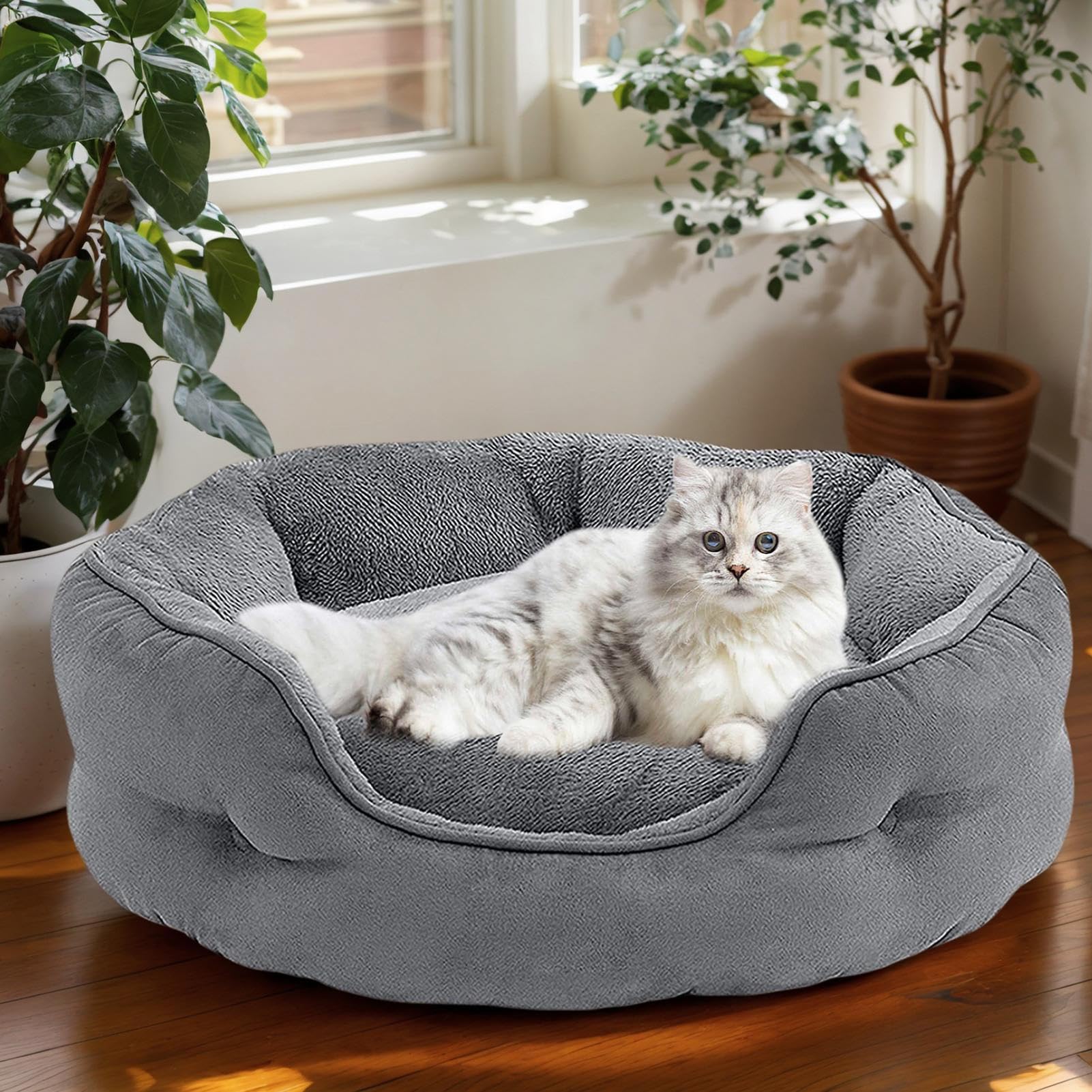 Sofá Cama para Gatos - Acabado Grueso Exterior Invierno Calidez Refugio Perros,Sofá Impermeable para Mascotas Pequeñas Medianas Y Grandes