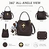 Anuncio patrocinado: Estás viendo este anuncio según la relevancia del producto para tu búsqueda. Deja comentarios sobre el anuncio. Bolso de mano mini de asa superior para mujer, bolso cruzado de hombro de cuero PU con correa ajustable, cartera de moda para uso diario 7