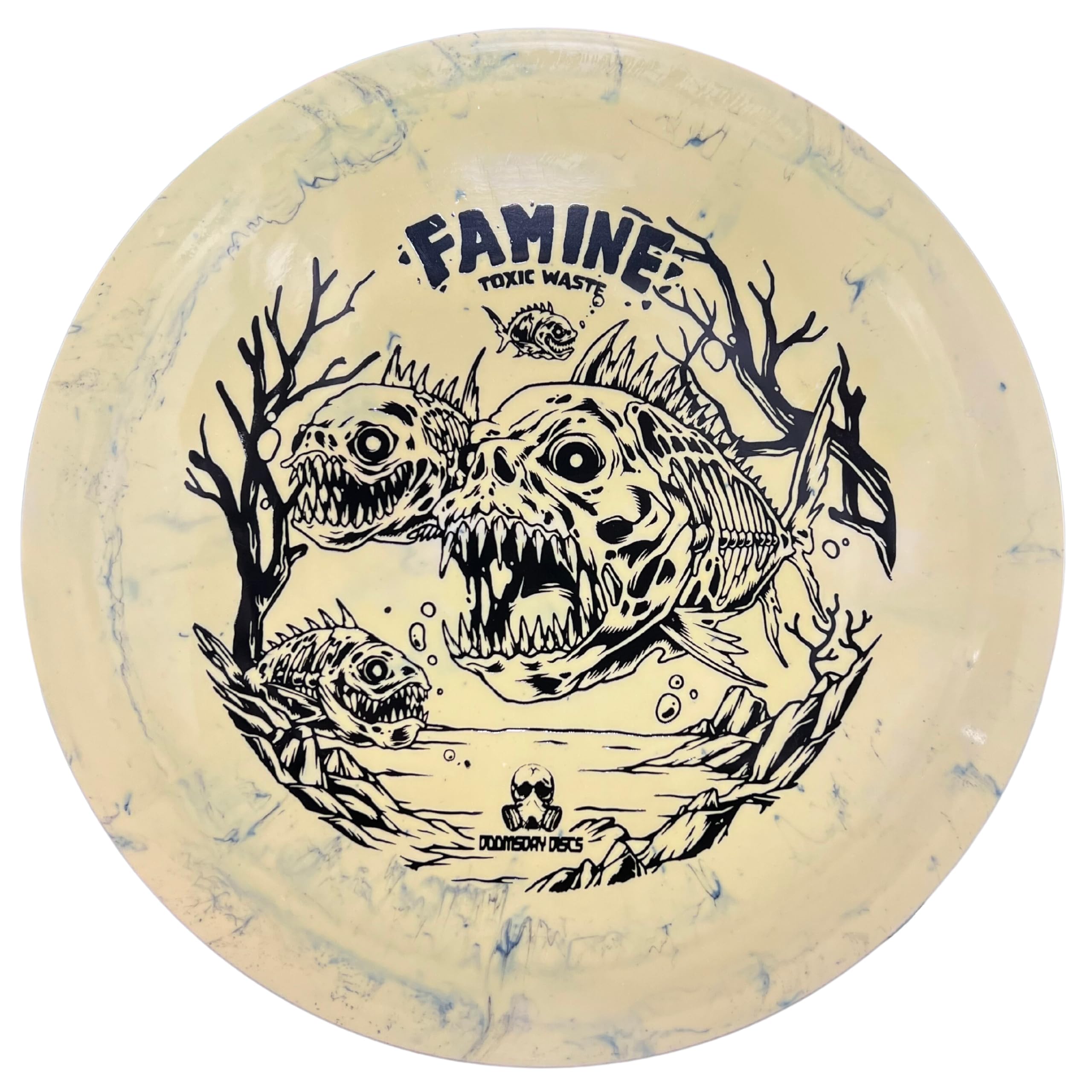 DOOMSDAY DISCS Famine Long Distance Driver | Excellent Flight for All Disc Golf Players | Long-Lasting Plastic