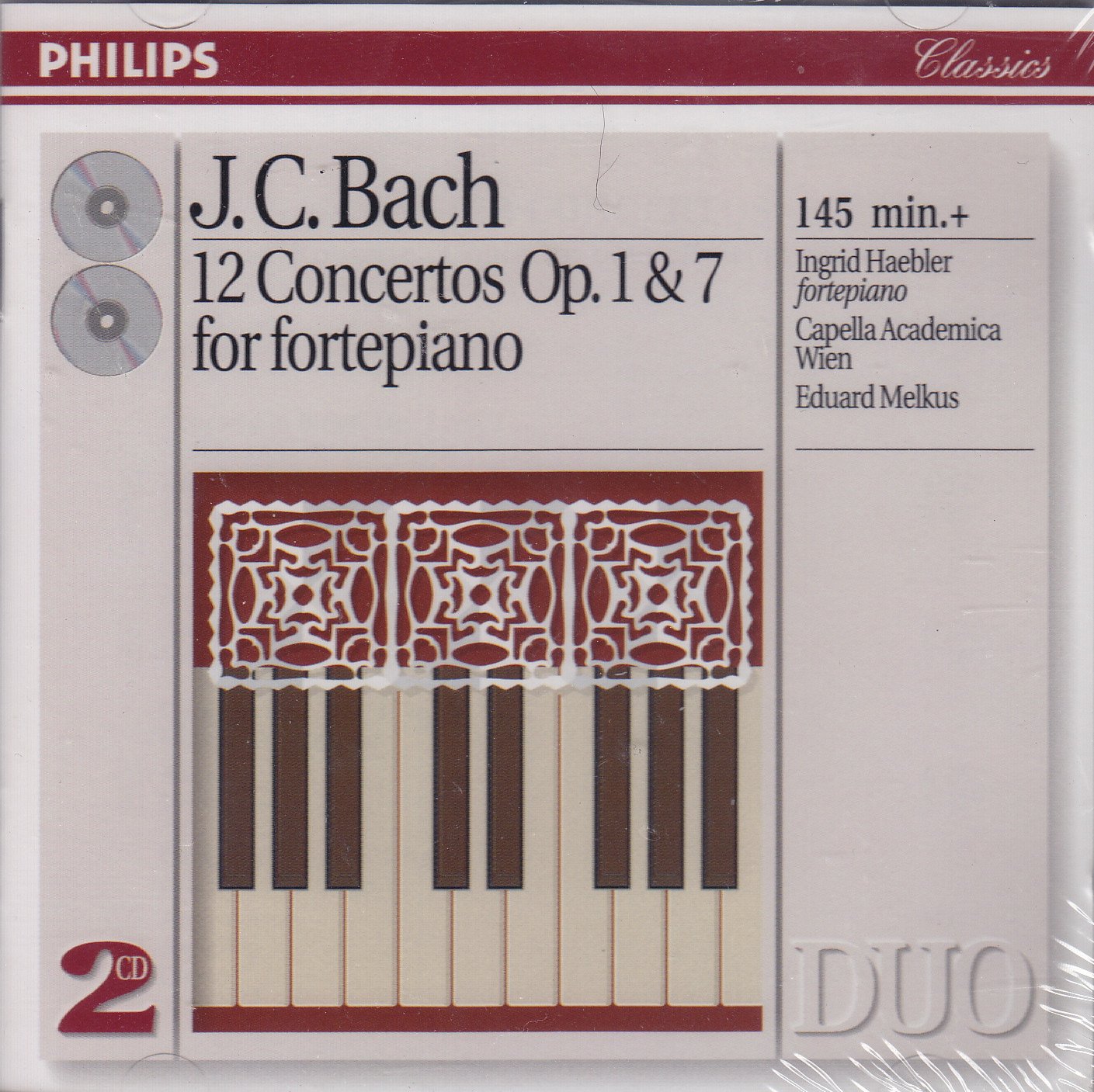 J.C. Bach: 12 Concertos Op. 1 & 7 for Fortepiano
