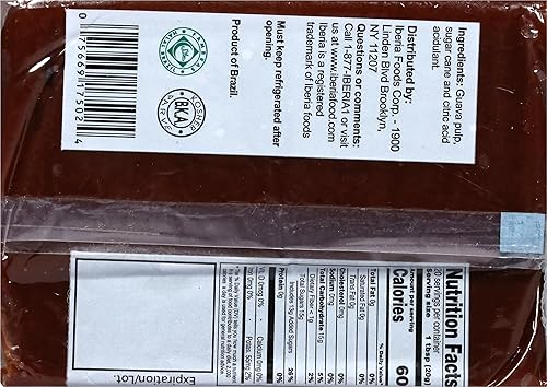 Miniatura 4 de Iberia Pasta de guayaba 14 onzas totalmente natural vegana sin gluten Halal pasta de guayaba Kosher para aperitivos cocinar hornear