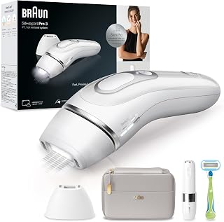 Braun Silk·expert Pro 3 Épilateur À Lumière Pulsée, Épilation Semi-Définitive Des Poils, Lumière pulsée