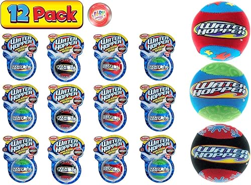 Miniatura 2 de JA-RU Bola de salto de agua (12 unidades) Bola de agua para niños. Bola blanda que rebota en el agua. Juguetes de piscina para niños y niñas. Juegos