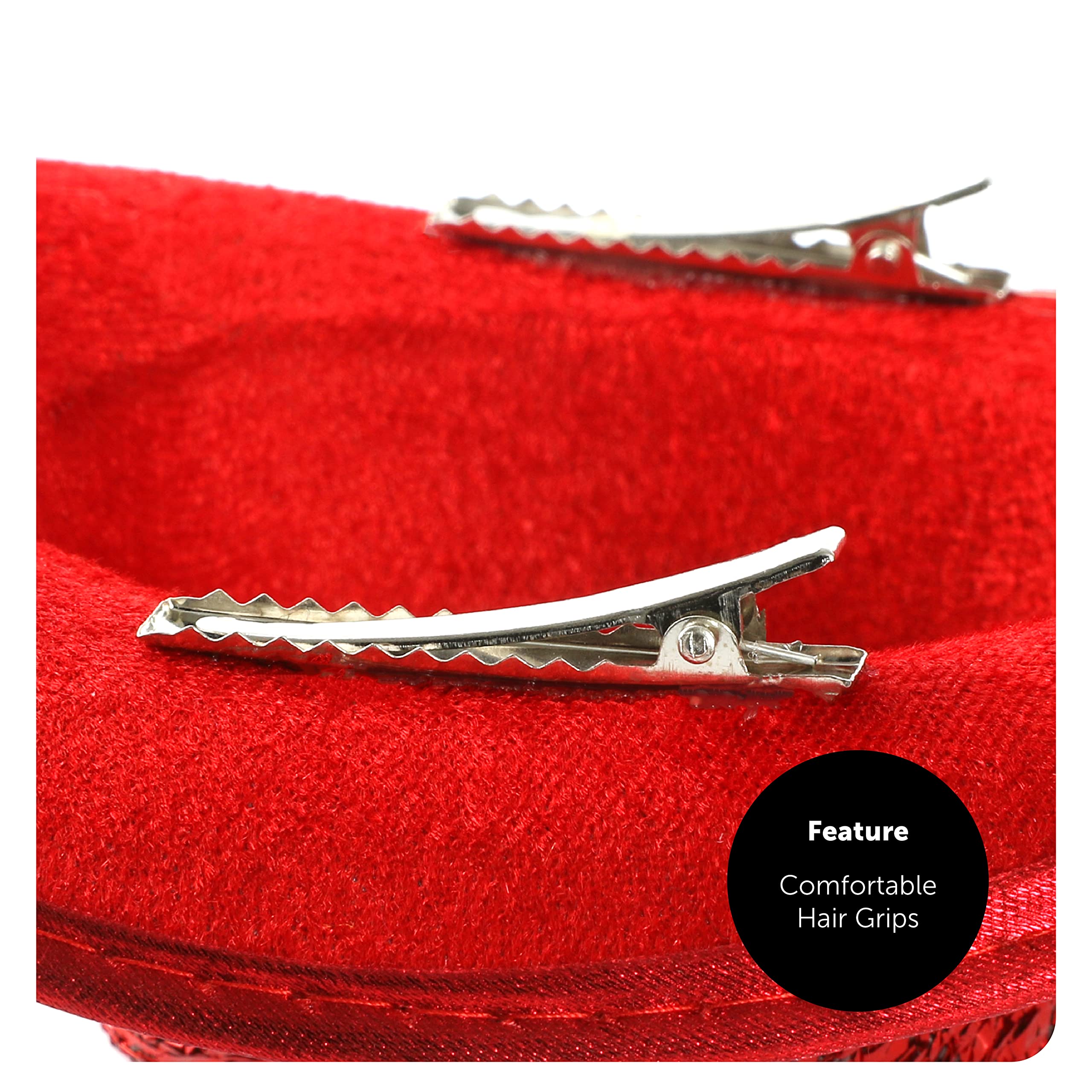 I LOVE FANCY DRESS Mini Sombrero DE Vaquera Brillante Rojo Accesorio Despedidas DE Soltera O para COMPLETAR Disfraces DE Vaquera Y Fiestas TEMATICAS (12 Unidades)