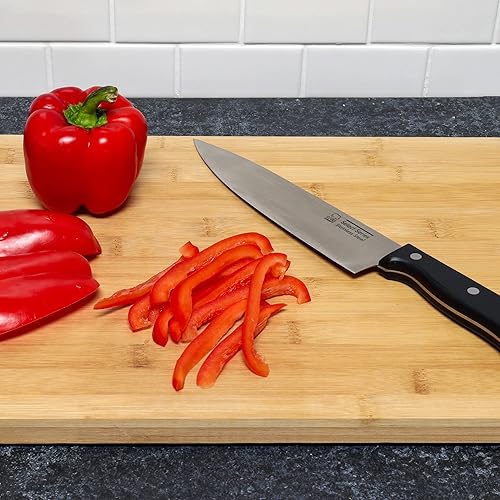 Miniatura 5 de Chef Craft Select - Cuchillo de chef, hoja de 8 pulgadas de 13 pulgadas de largo, acero inoxidablenegro