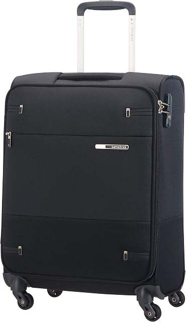 Samsonite Base Boost - Spinner S (Length: 40 cm) Hand Luggage, 55 cm, 39 Litre, Black