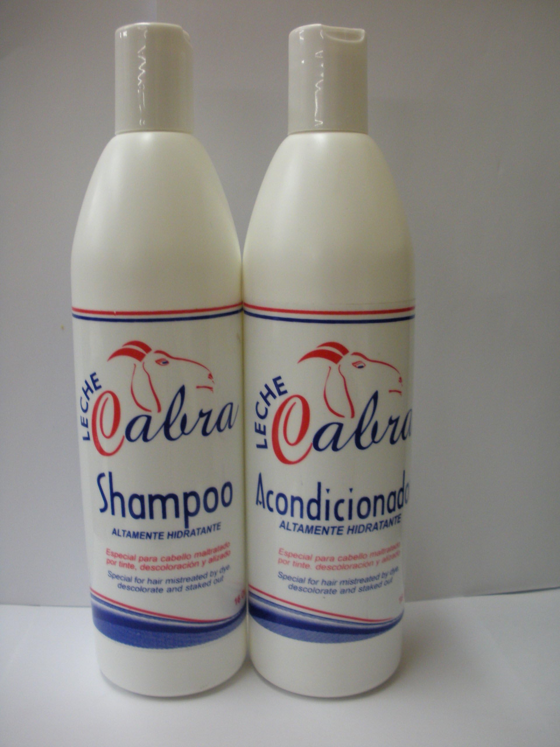 Goat Milk (Leche De Cabra) Hair Care Set 2. Shampoo 16oz + Conditioner 16oz