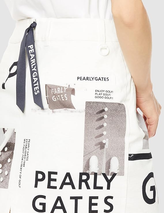 Amazon.co.jp: [パーリーゲイツ] レディース スカート コラージュ柄