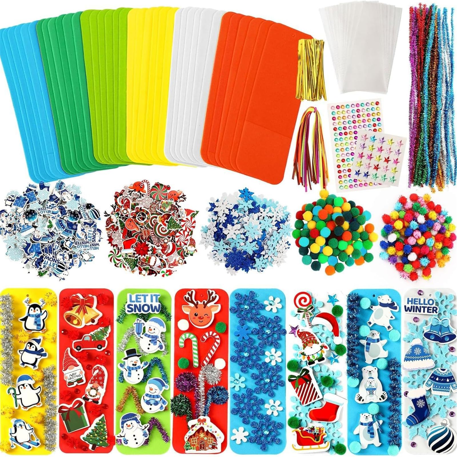Felt Fabric Set Offering Assorted Color for Craft Projects Decorations Artistics and More Decorative Felt Fabric