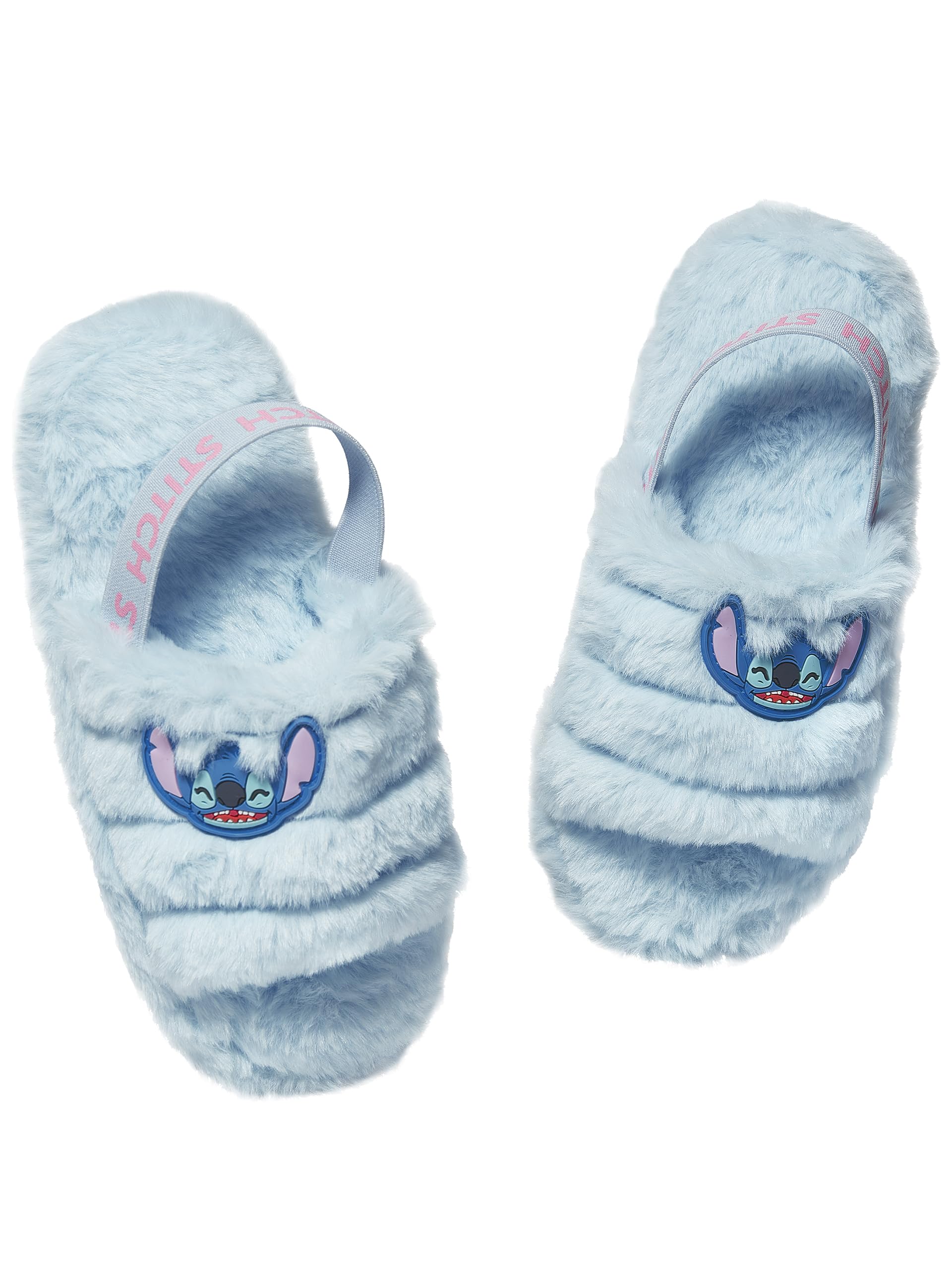 Kapcie Disney Stitch Dla Dziewczynek | Slajdy Stitch | Puszyste Slajdy | Kapcie Dla Dziewczynek