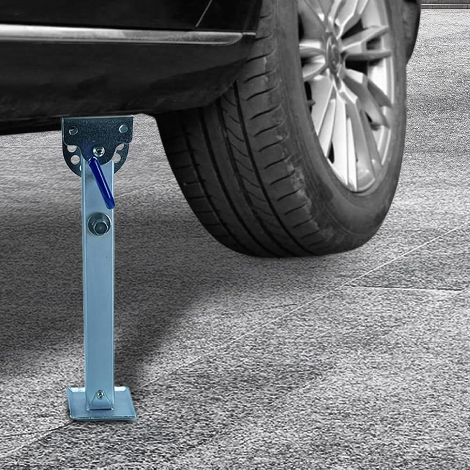 Estabilizadores para Remolques, Estabilizadores De Alta Resistencia para Caravanas Y Autocaravanas, Soportes De Aluminio, Capacidad De Carga De 1 Kg, Nivelación Ajustable, Gato Compacto para