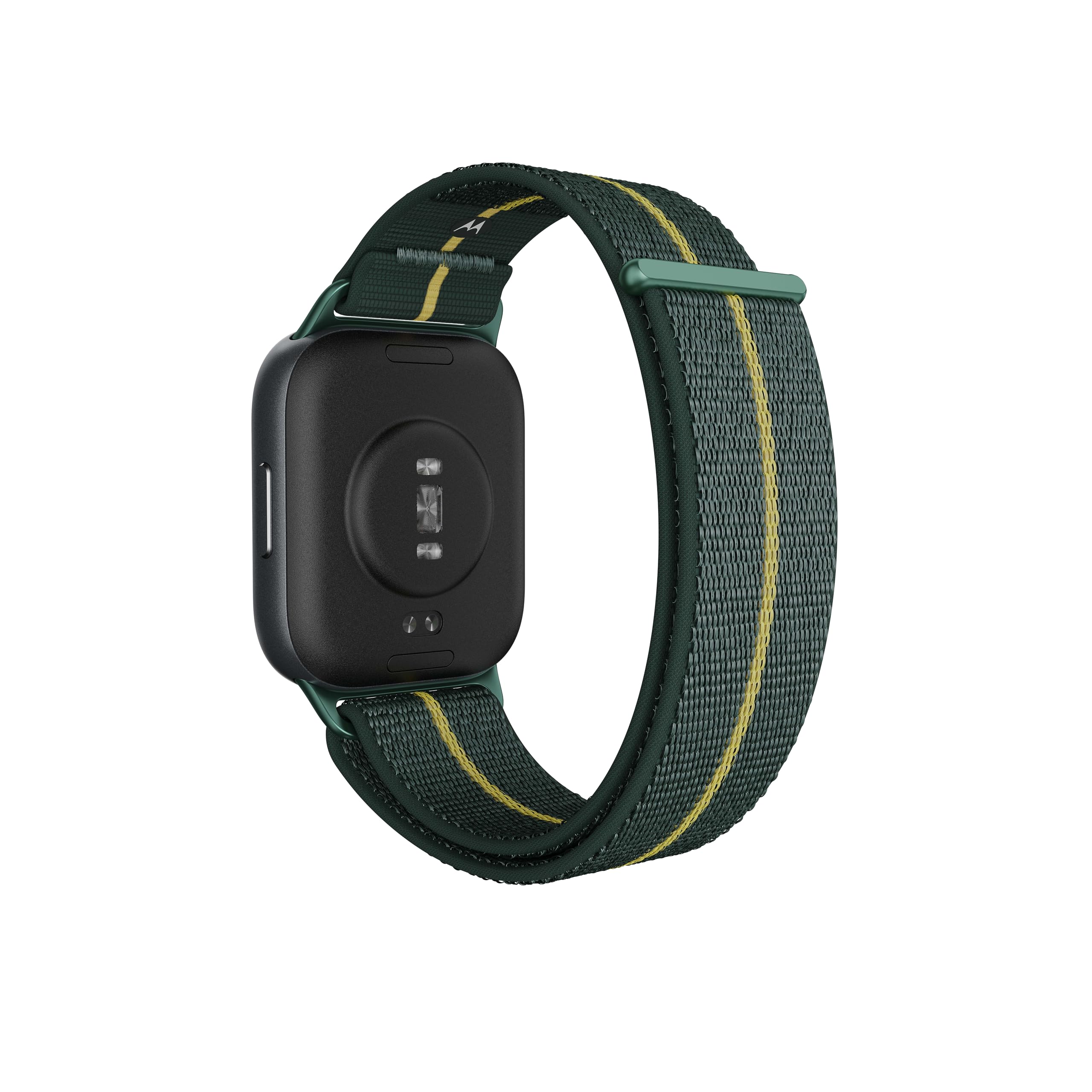 Moto Watch Fit con Moto AI (display OLED 1,9", 100+ sport, GPS, HR tracking, IP68, 5ATM, 16 giorni di autonomia), Trekking Green