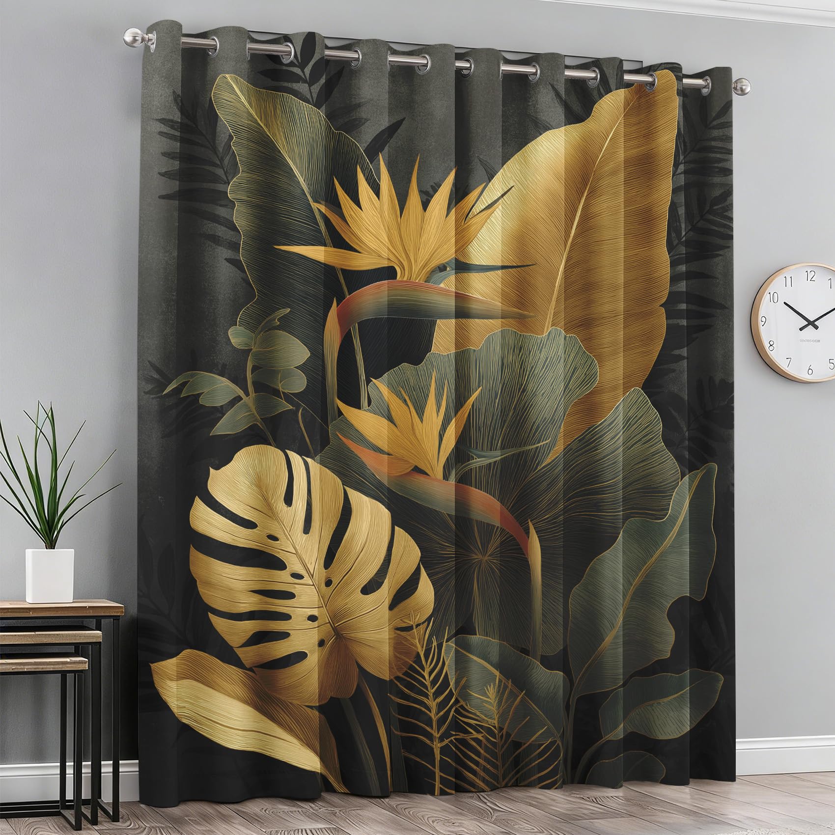 Rideau occultant tropical pour sublimer la décoration de votre salon