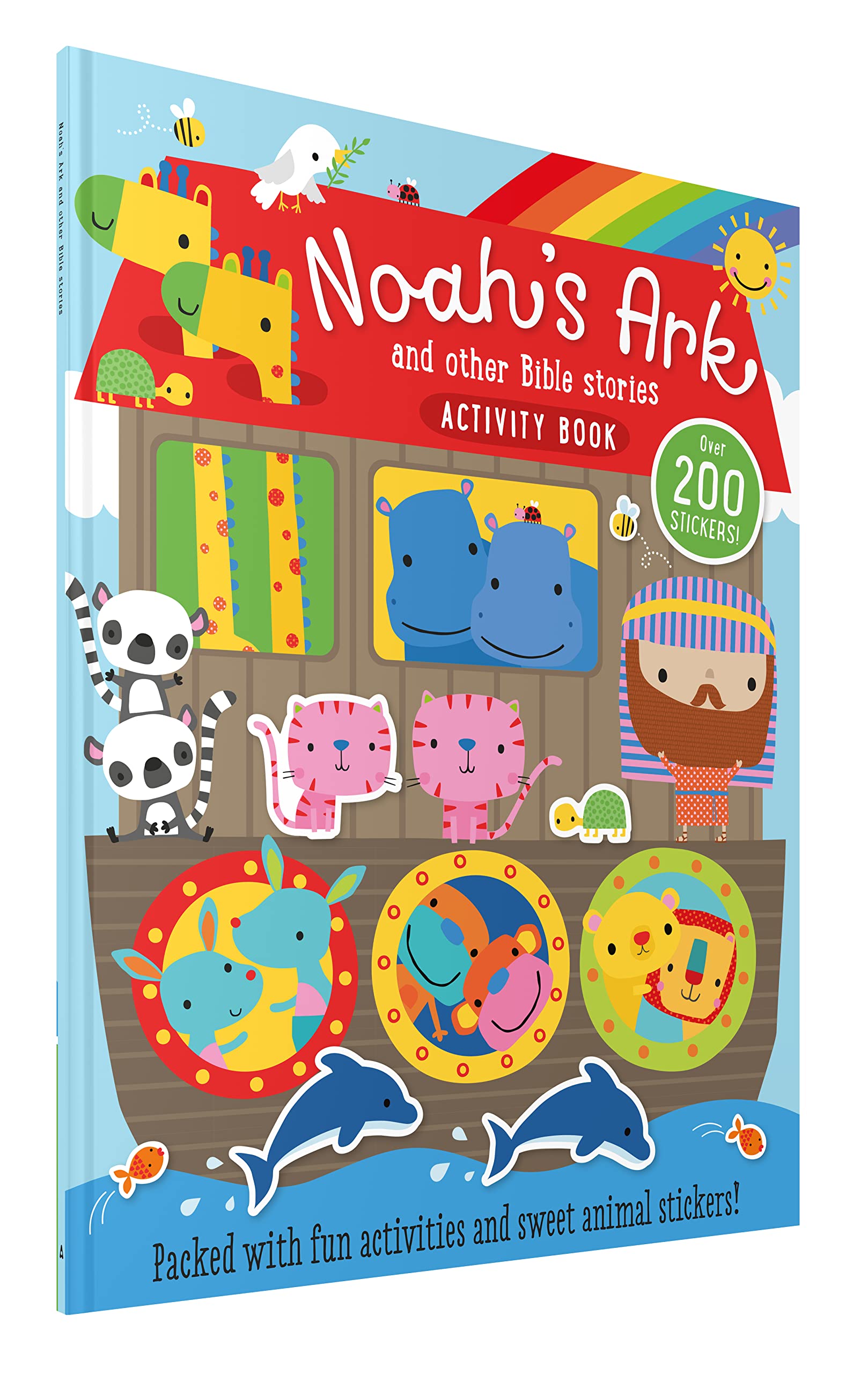 Noah's Ark and Other Bible Stories Activity Book: Packed With Fun Activities and Sweet Animal Stickers!