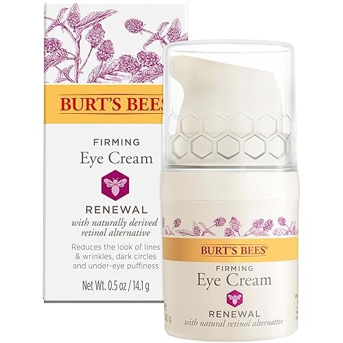 Miniatura 1 de Crema reafirmante para ojos Burt's Bees Renewal con alternativa natural al retinol, Bakuchiol, 0.5 onzas (el embalaje puede variar)