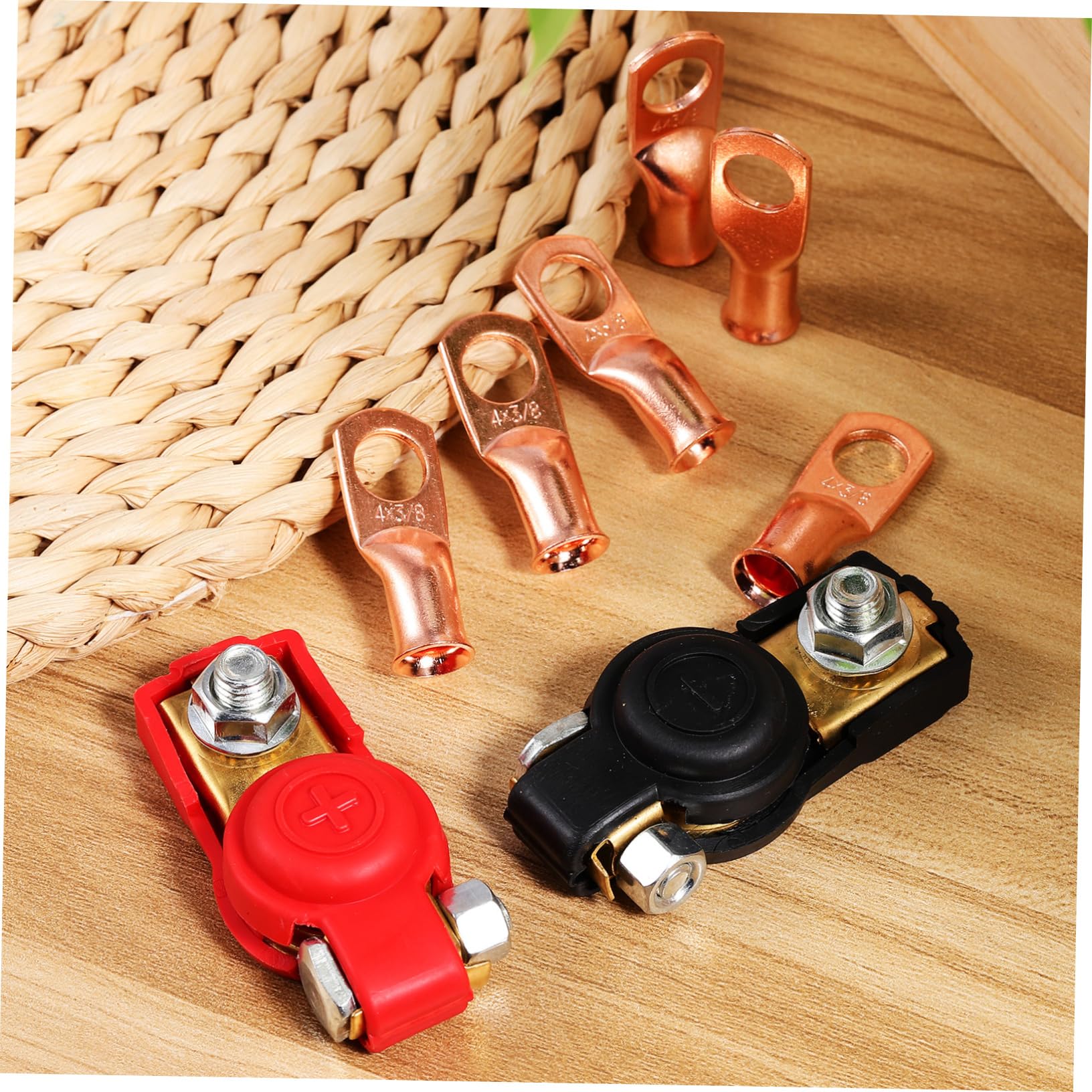 PRETYZOOM 3 Sätze Batteriespannfutter Set Autobatterieklemme Batterie Für Batteriepolklemme Auto Elektrische Anschlüsse Messing