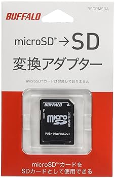 Amazon | BUFFALO microSDカード->SDカード変換アダプター