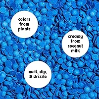 Vista 3 de Supernatural Bocaditos de fusión sin tintes, veganos, orgánicos, kosher, a base de plantas, sin colores artificiales, azul, 6 onzas, perfectos