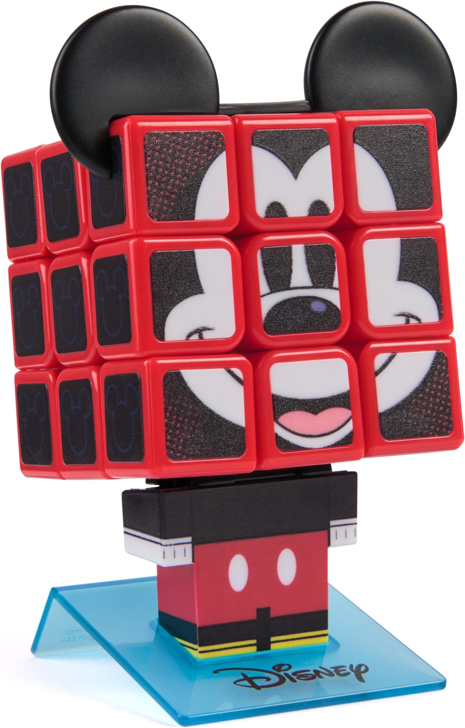 Rubik’s Cube Mickey Mouse Disney Cuber, Problem-Solving Challenging Brain Teaser Collectible Fidget Toy for Puzzle Lovers & Fans Ages 8+