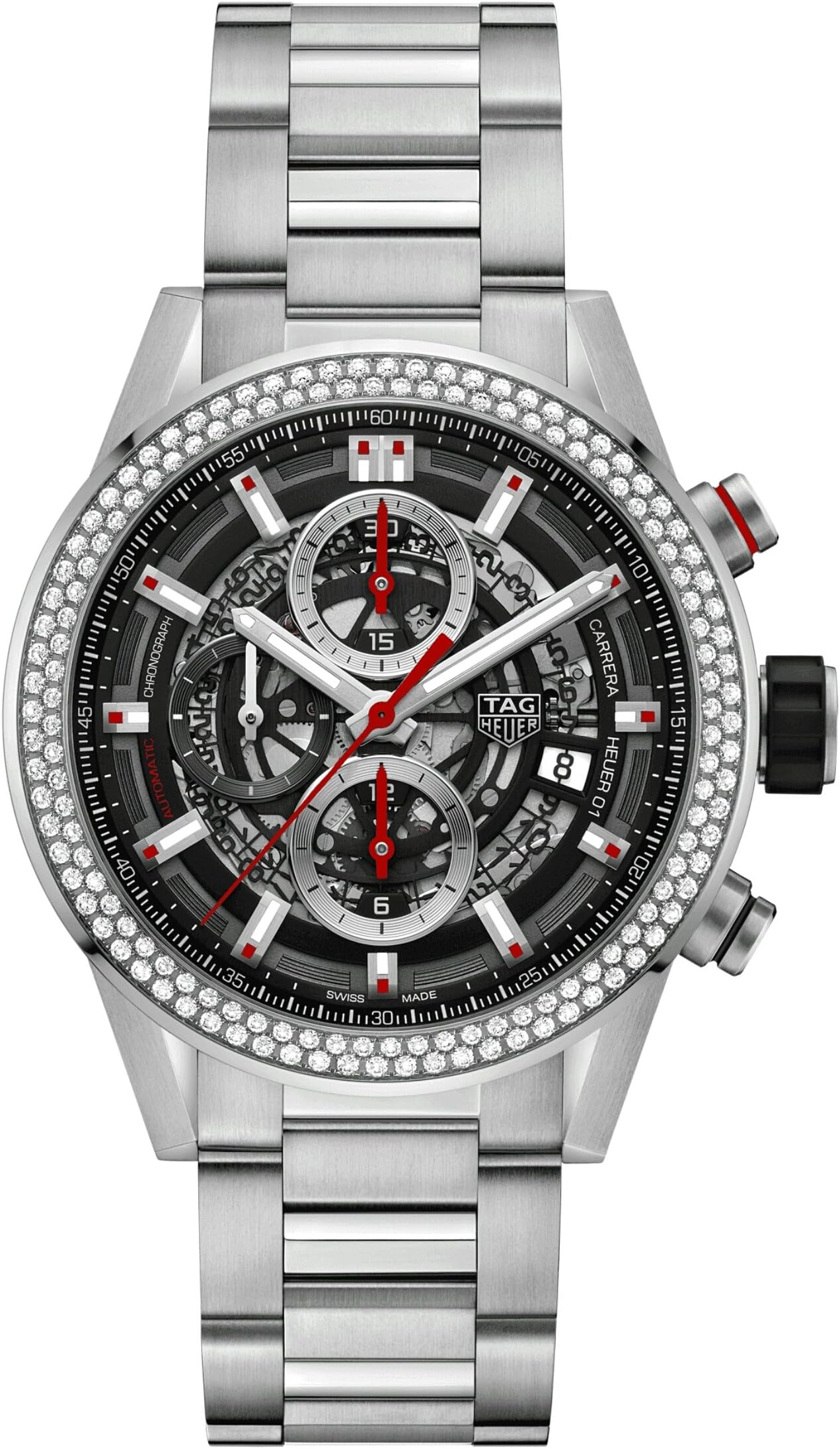 Carrera Caliber Heuer 01 Diamonds CAR201P.BA0766
