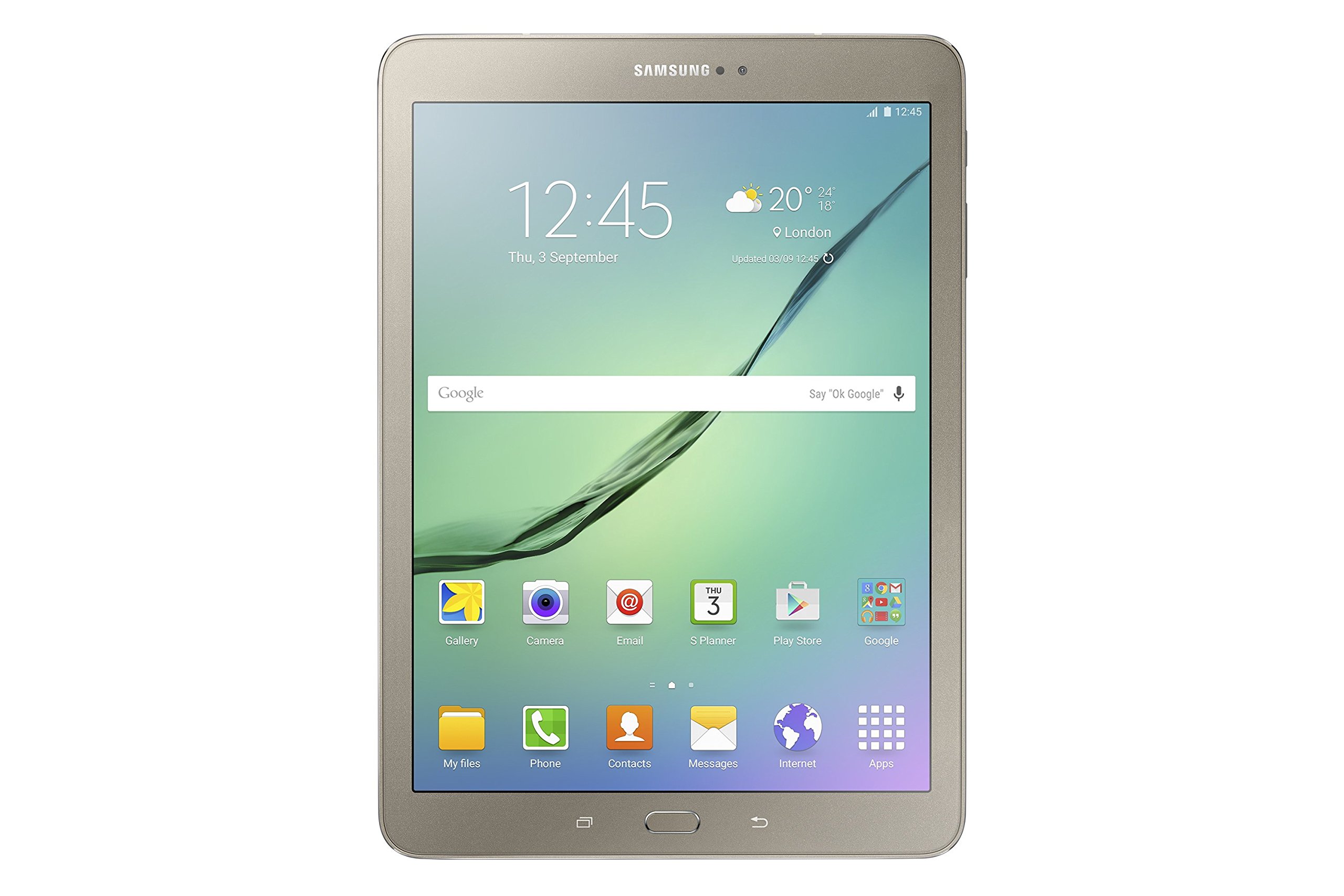 Samsung Samsung S2 SM-T819 9.7-Inch LCD/LED Tablet-PC - (Gold) (Intel Cortex-A53, 3 GB RAM, 32 GB HDD, Android 7.0)