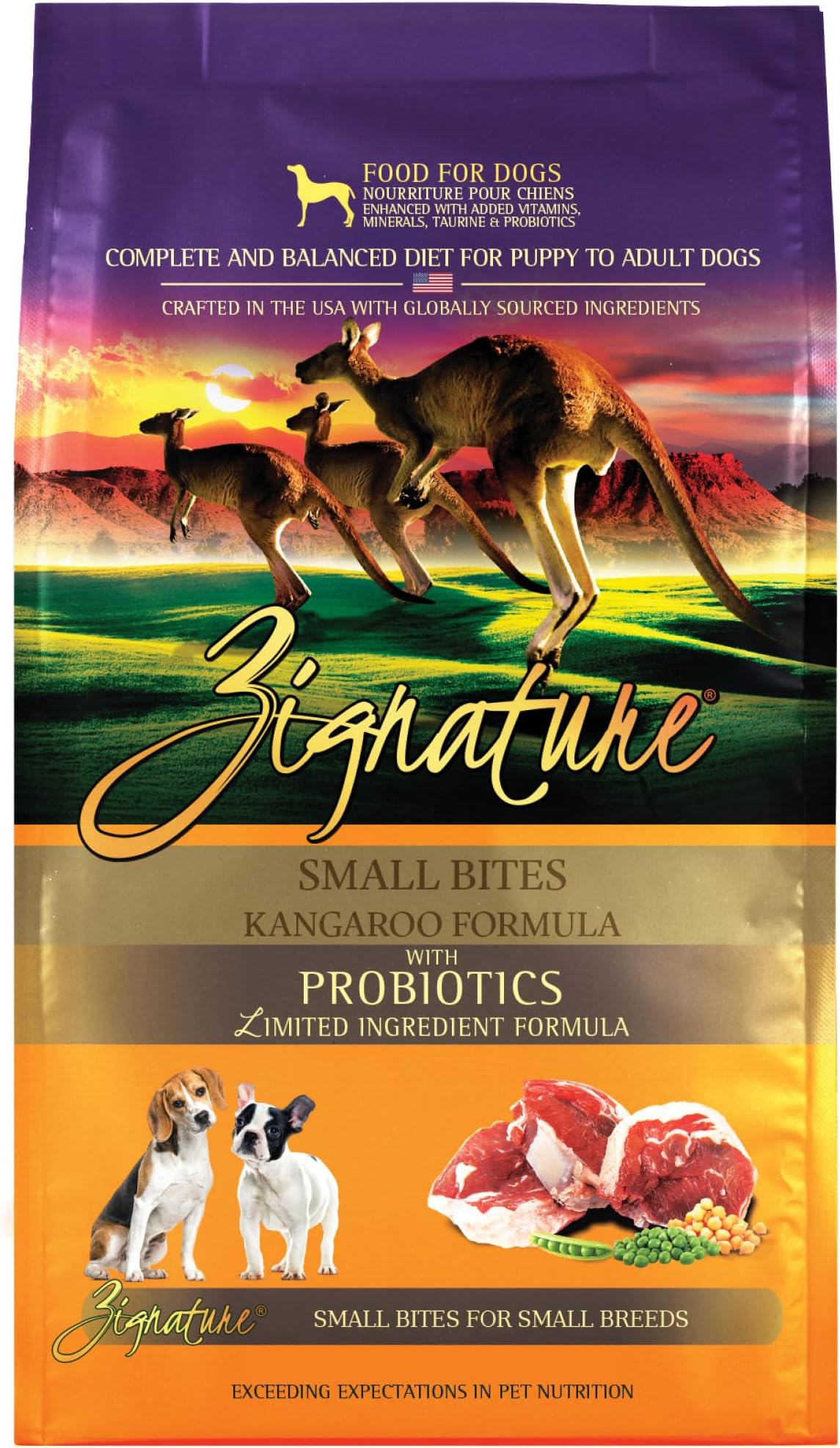 Kangaroo Formula Grain-Free Small Bites Dry Dog Food 4lb