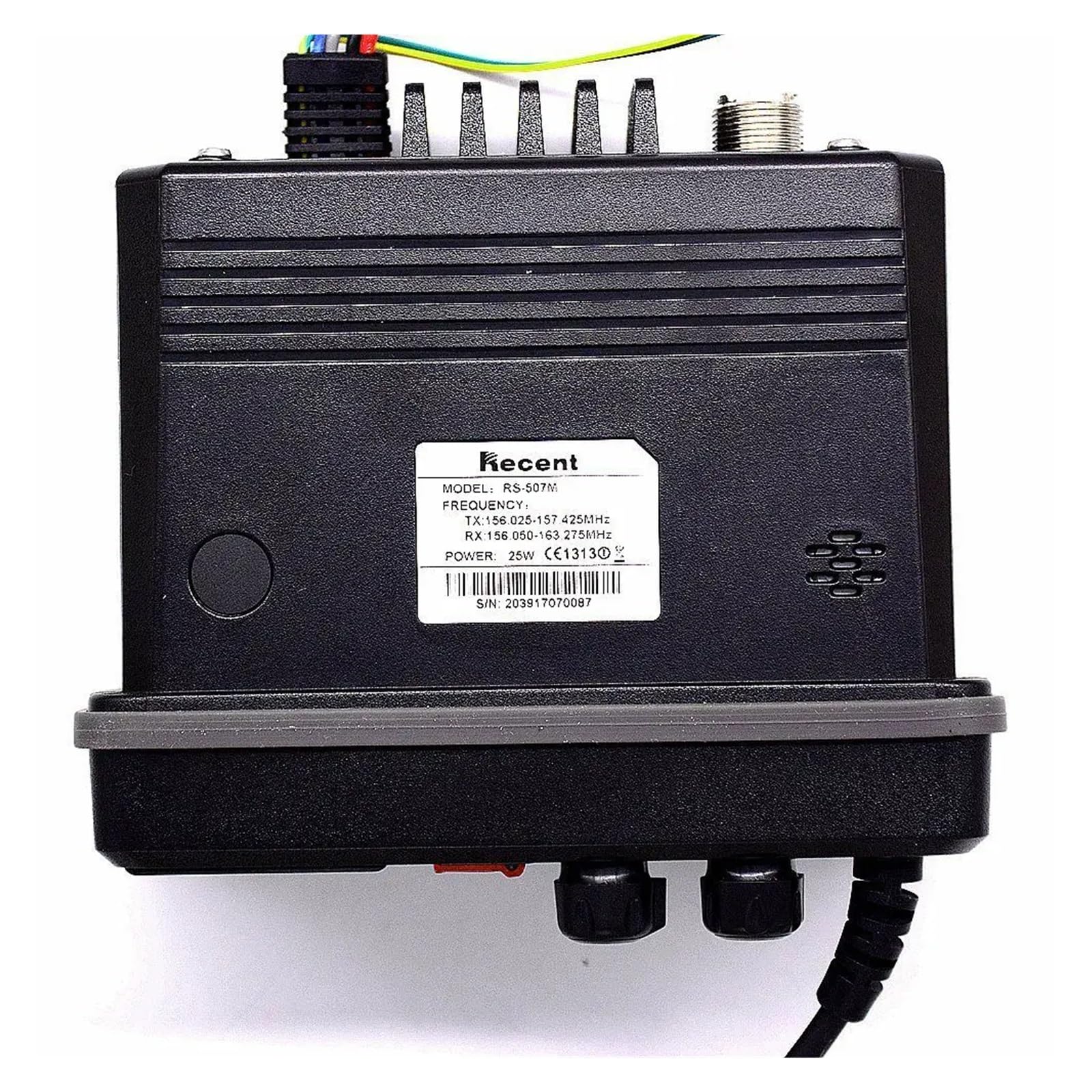 RS-507 Morska stacja radiowa 25W Wysokiej mocy VHF Marine Band Walkie Talkie Wodoodporny 2-kierunkowy radiowy mobilny nadajnik-odbiornik Do użytku przemysłowego i zewnętrznego(RS-507 Add Cable)