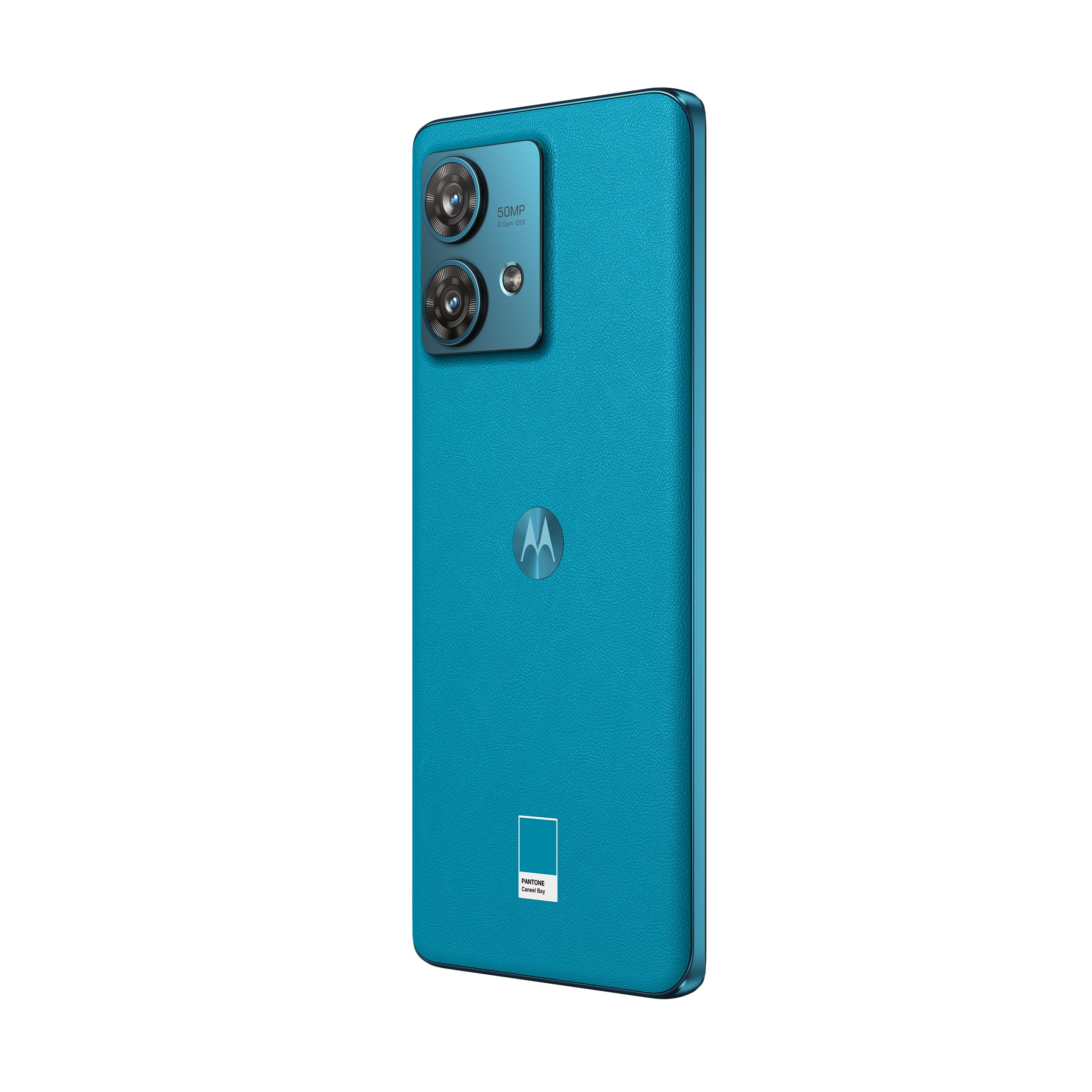 Motorola Edge 40 Neo 12Go 256Go, écran 6,5", Batterie 5000 mAh, Smartphone débloqué 5G Bleu Caneelbay, Chargeur, câble USB et Coque de Protection
