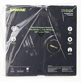 Amazon.com: Shure SRH840A Professional Studio Headphones