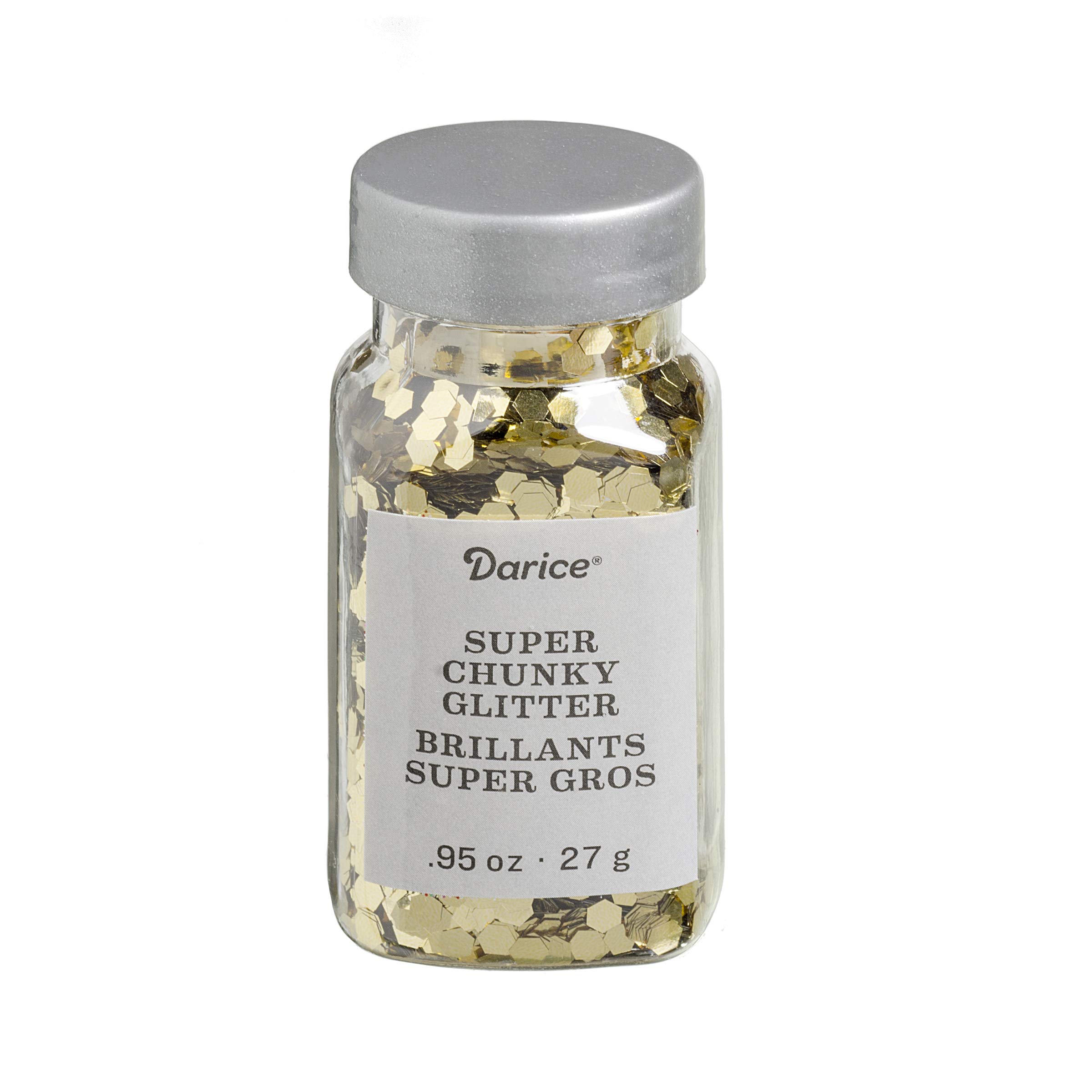 Darice Super Chunky Glitter, Gold