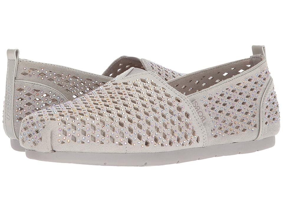 

BOBS from SKECHERS Luxe Bobs - Dazzlin' Doll (Light Gray) Women's Slip on Shoes
