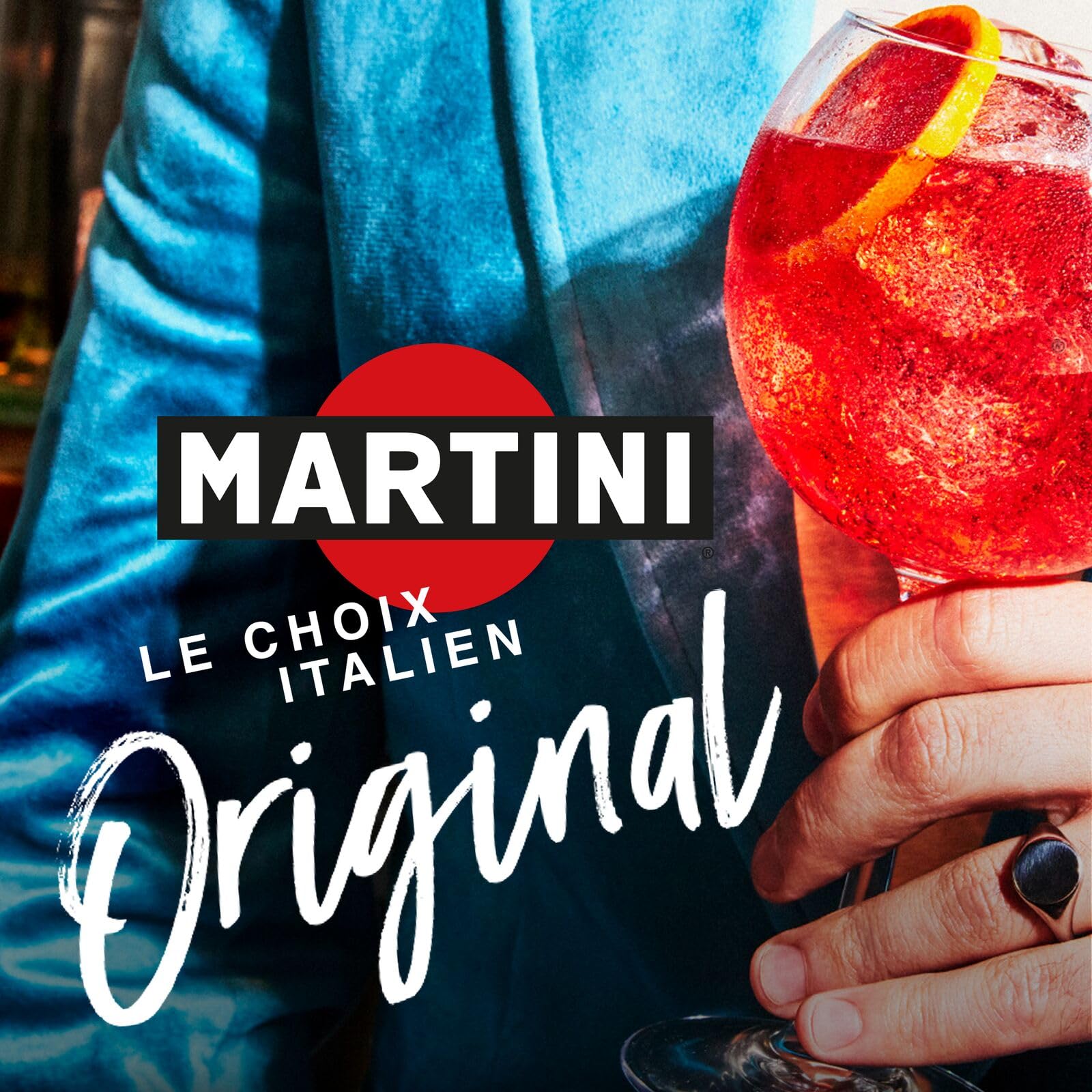 MARTINI Rossini Vin pétillant, Cocktail prêt à servir, Vin pétillant, 8% vol., 75cl / 750ml (Lot de 5)