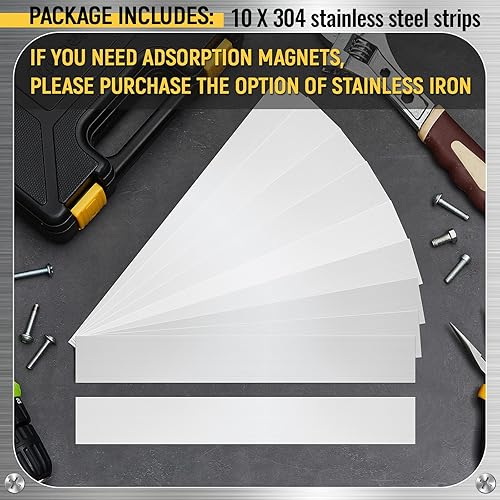 Miniatura 3 de 10 tiras de metal para calzas de metal, chapa metálica, relleno de huecos, tira de 12 pulgadas de largo x 0.02 pulgadas de grosor (2 pulgadas de