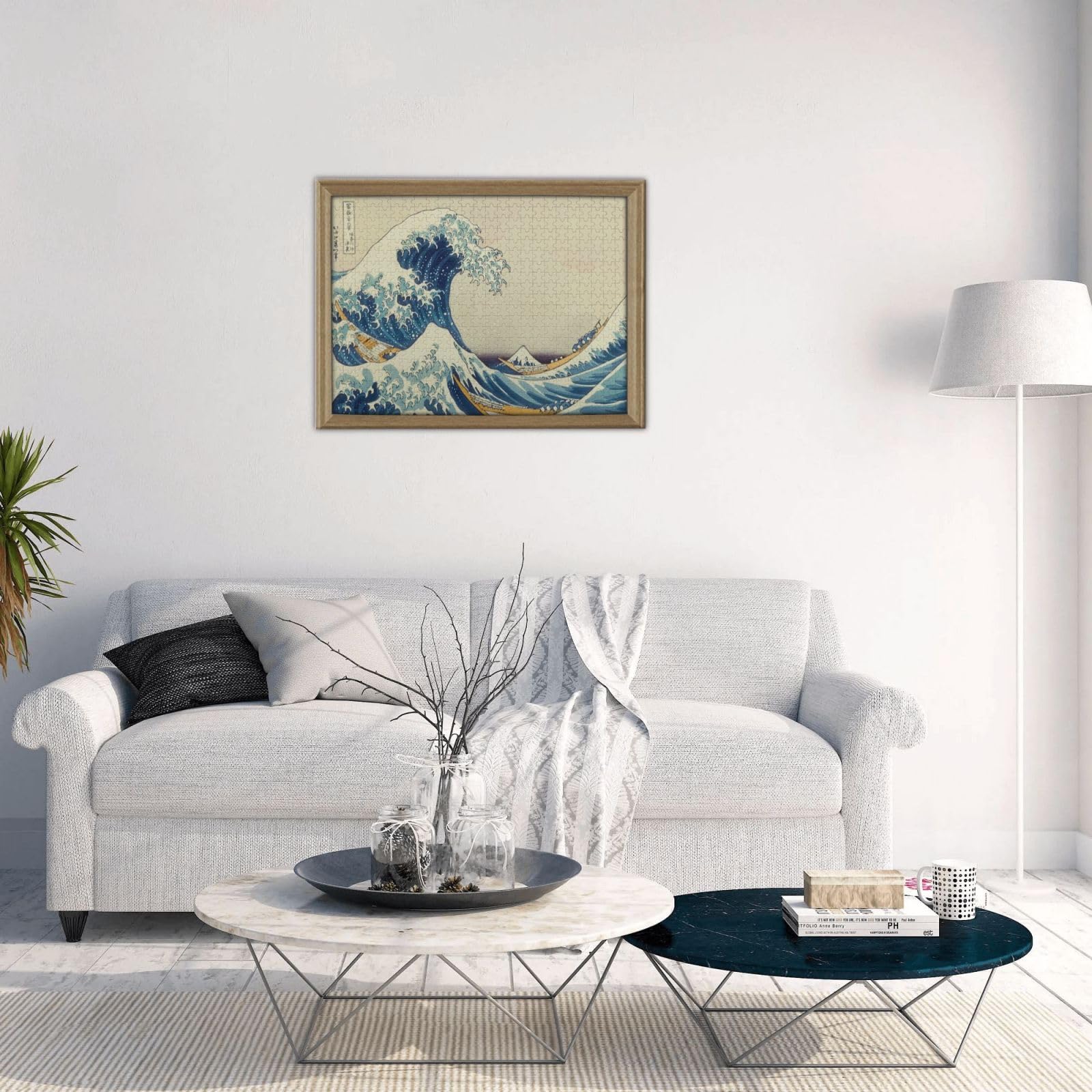 Amazon.co.jp: 葛飾北斎 『富嶽三十六景 神奈川沖浪裏(浮世絵