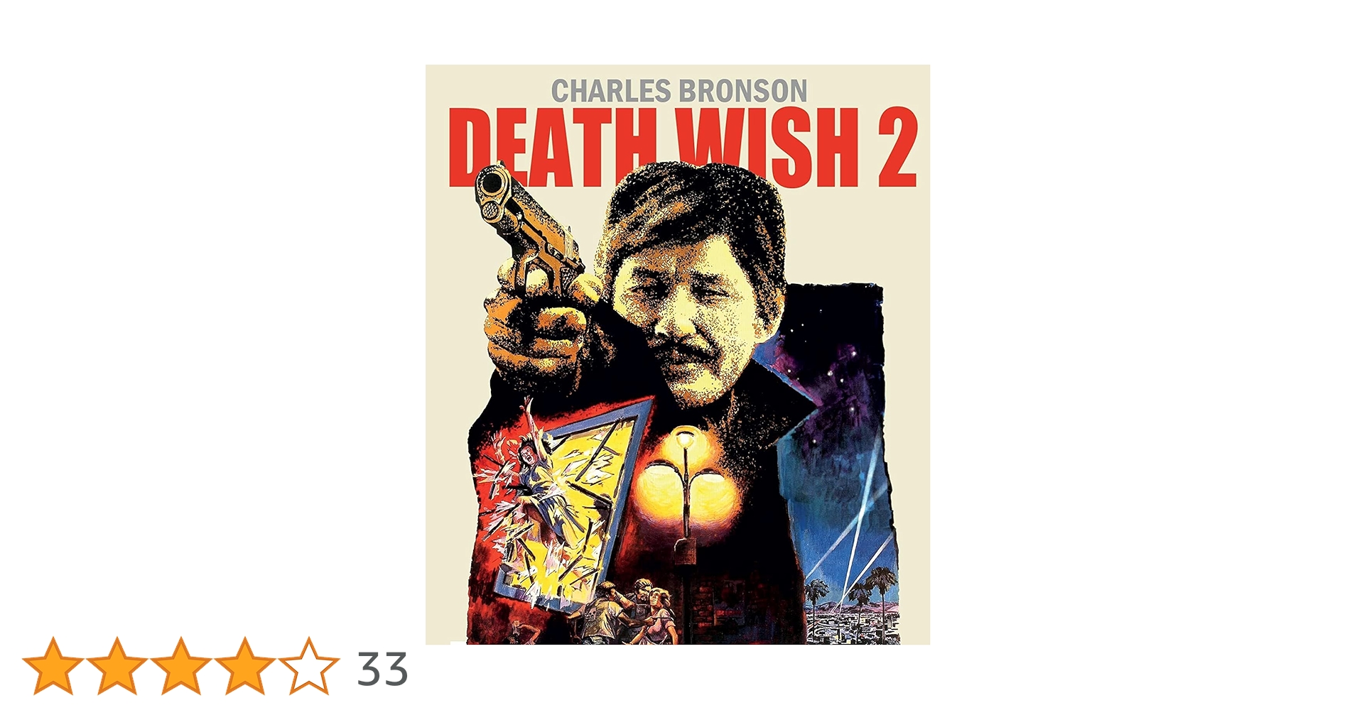 ロサンゼルス　DEATH WISH Ⅱ USオリジナル映画ポスター ロサンゼルス DEATH WISH Ⅱ USオリジナル映画ポスター