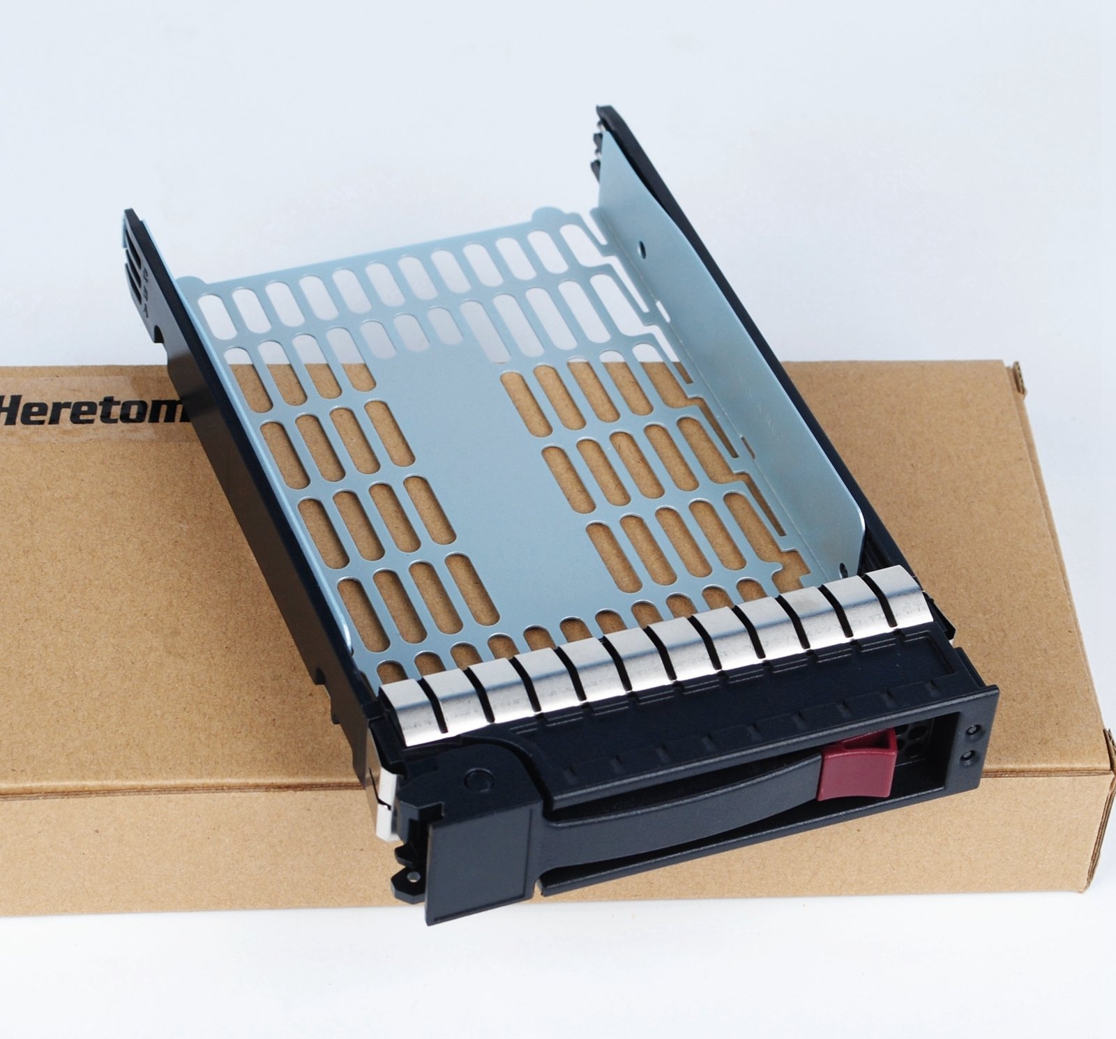 373211-001 373211-002 3,5" Bandeja de Disco Duro Caddie SATA/SAS Tray Caddy para HP Compaq ProLiant DL120 G7 ML350 G4p ML310 ML350 G5 G6 ML370 G5 DL180 G6 con 4 Tornillos