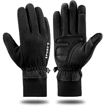 DOFOWORK Winter Gloves Men/Women - Gloves for Women Cold Weather, Touch Screen Mens Gloves, Elastic Cuff Winter Gloves