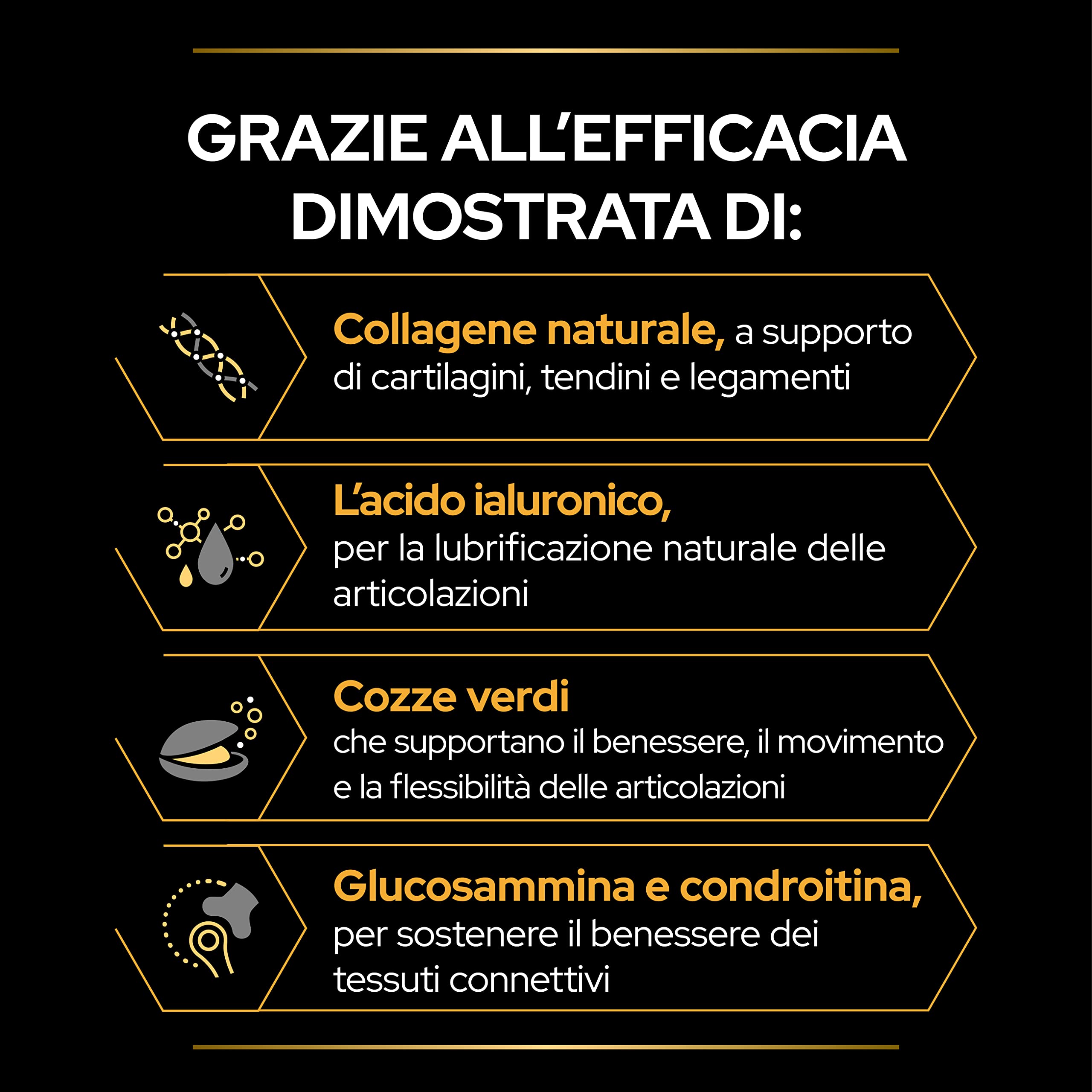 PURINA PRO PLAN Mobility + Supplements per Cani Adulti in Polvere con Collagene Confezione da 60g+B58