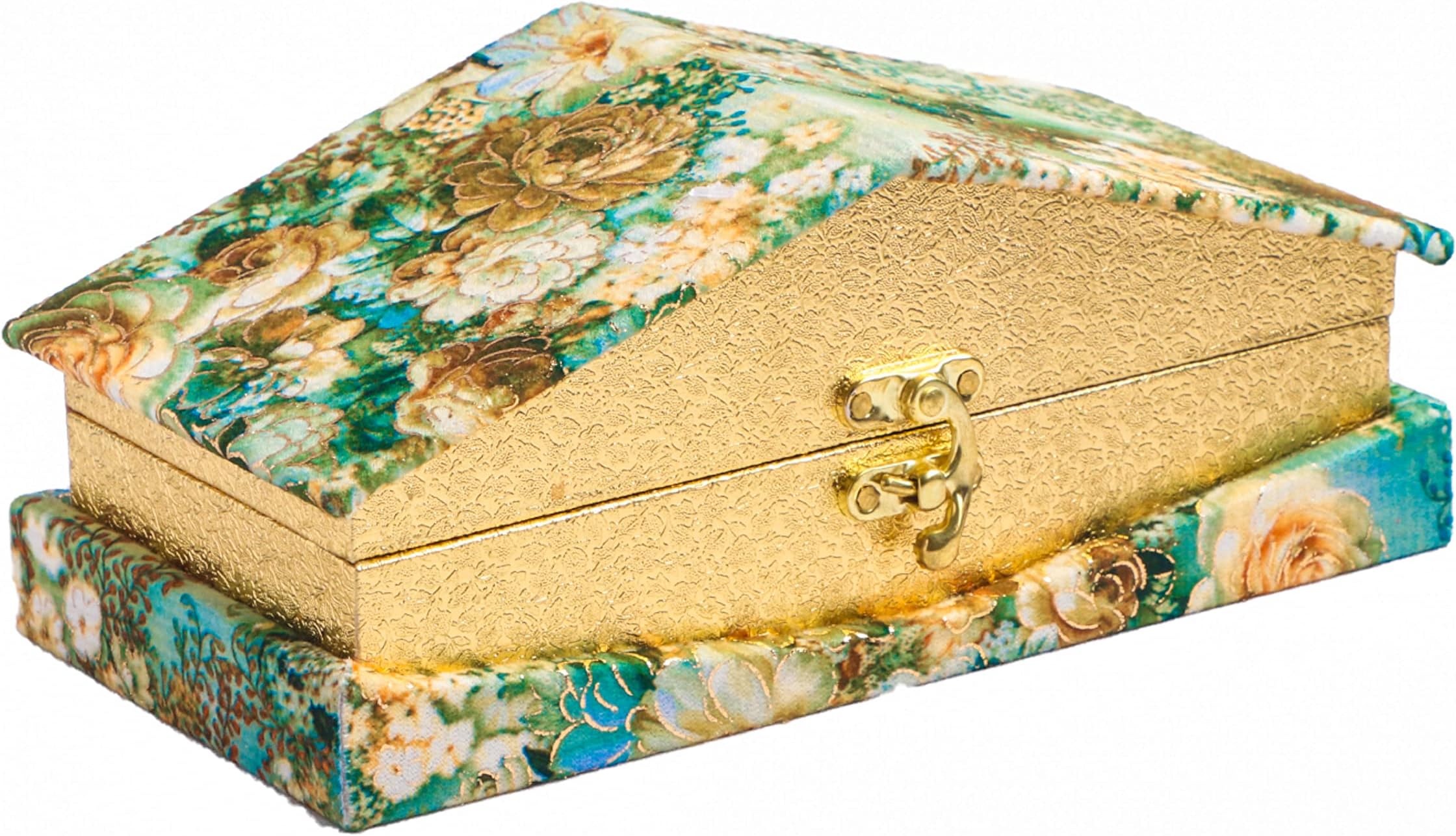 Vanya CreationsDecorative Box, Shagun Box, Multicoloured, Set of 1, Hut Shape (Color & Design as per Availability)