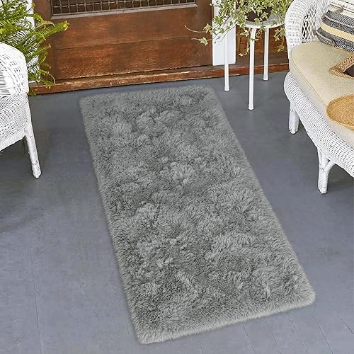 Miniatura 84 de Amearea Alfombra suave y esponjosa de alta calidad, moderna, 5 x 7 pies, alfombras de felpa mullida para sala de estar, dormitorio, habitación