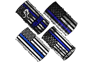 4Pcs Blue Line Flag Magic Headwear Neck Gaiter Tube