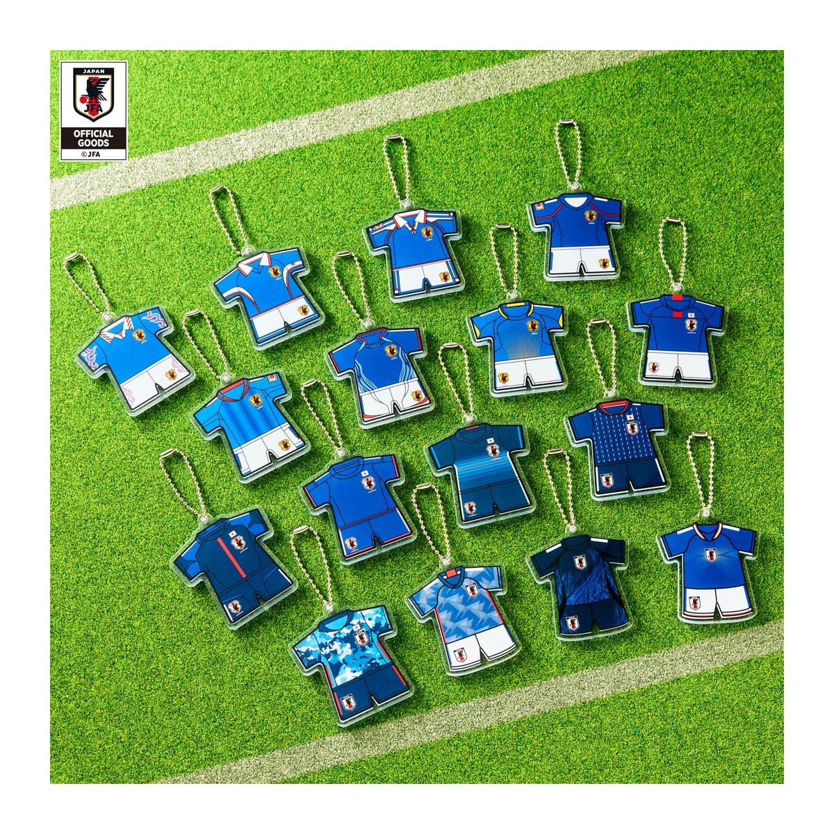 バンダイ(BANDAI) アクリルチャームビスケット サッカー日本代表ver.2…