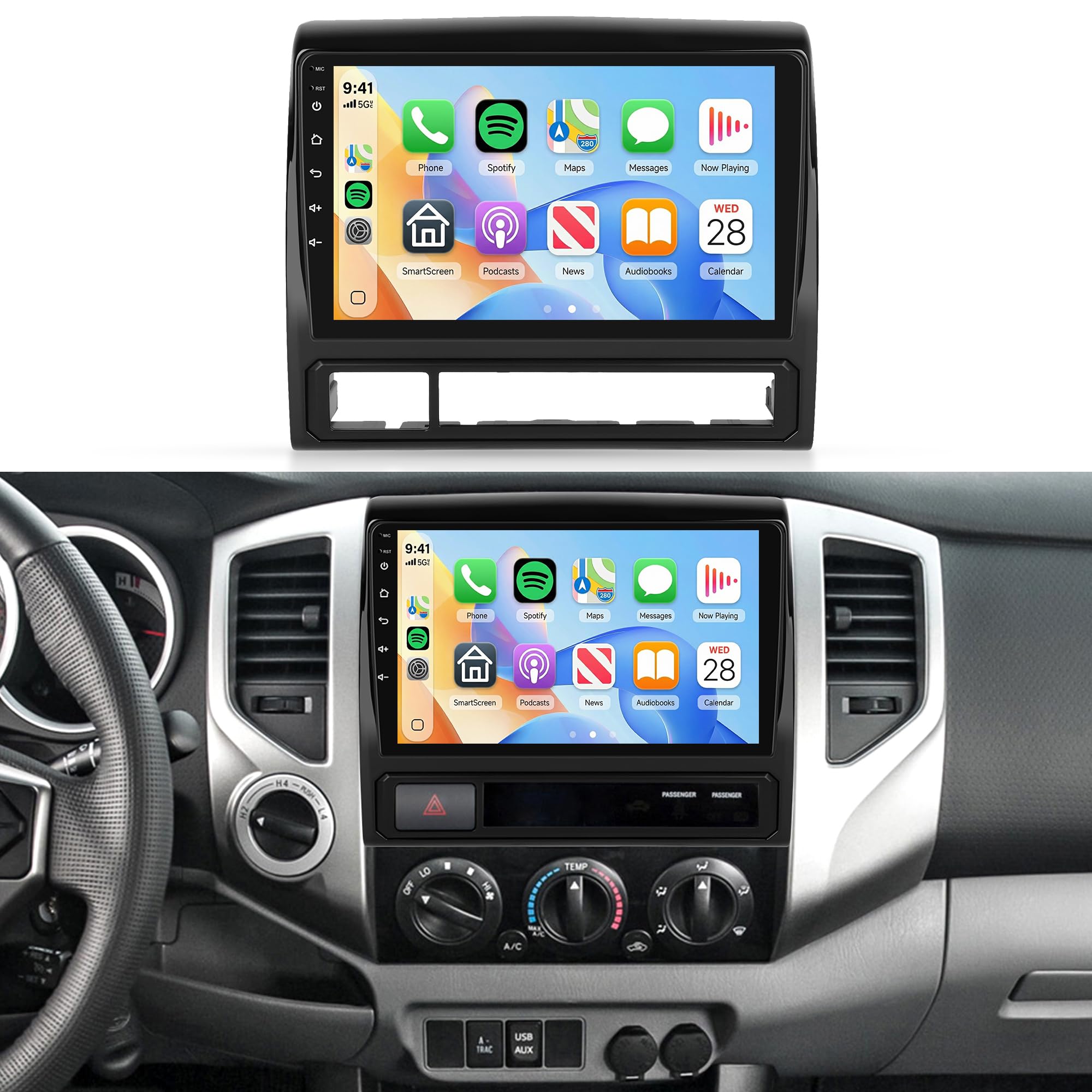 Rimoody 4G+64G Android 15 Car Stereo Radio for Toyota Tacoma 2005-2015