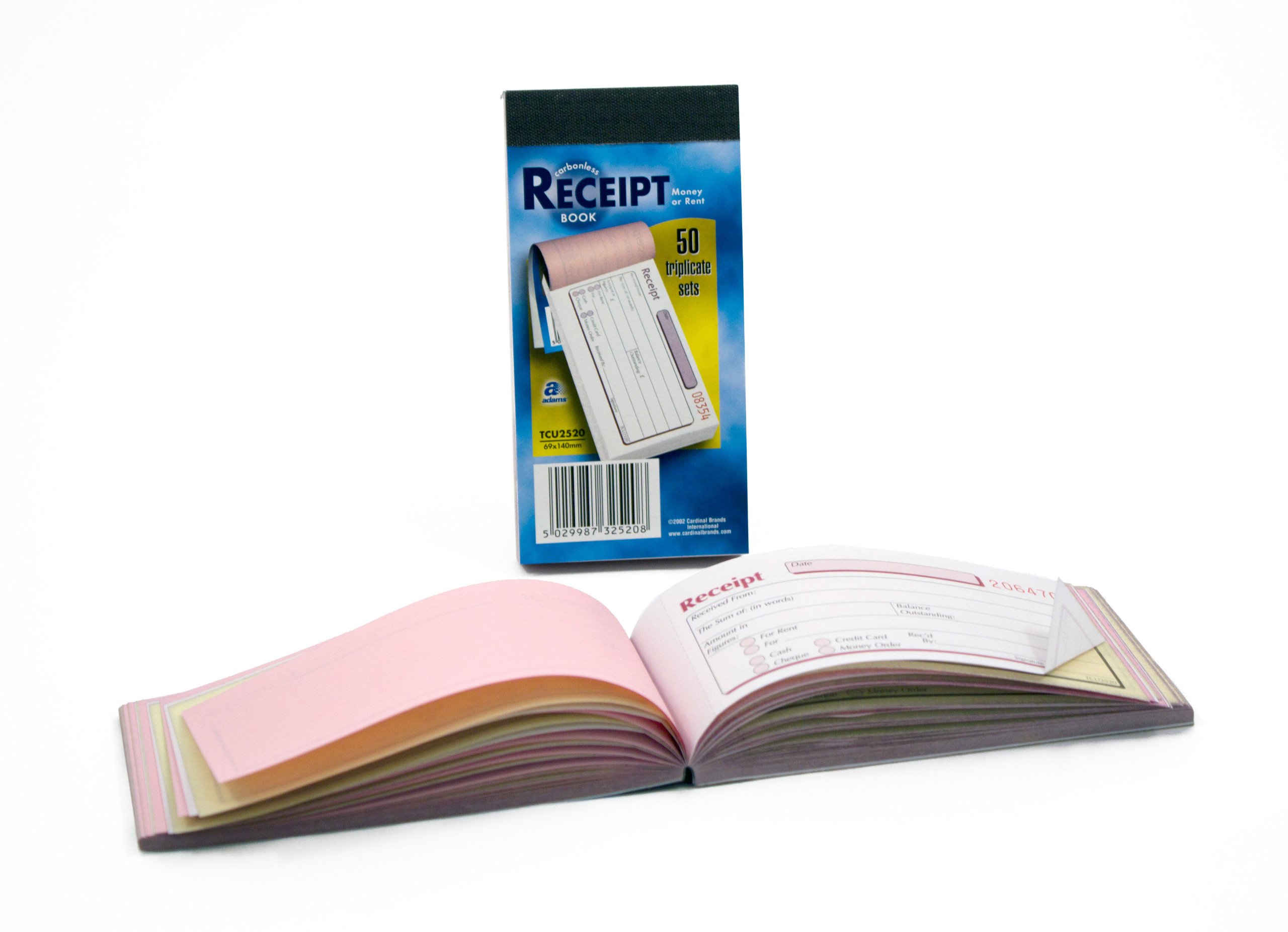 PUKKA Pad NCR Duplicate Receipt Book 69 X 140mm