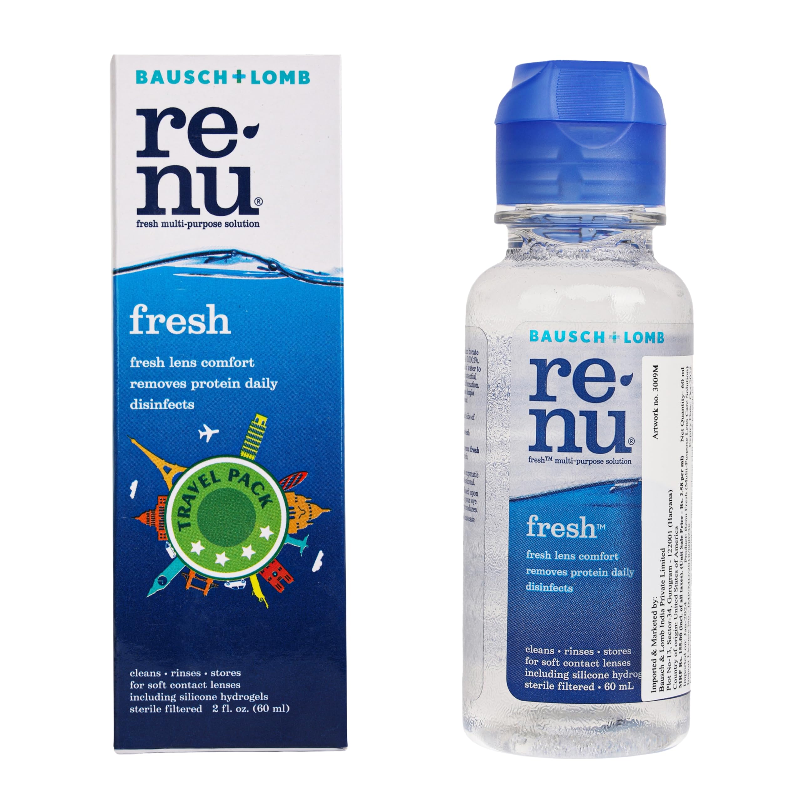 Bausch & Lomb Renu Fresh Multi-Purpose 60ml Contact Lens Solution (Pack of 1)-image-19