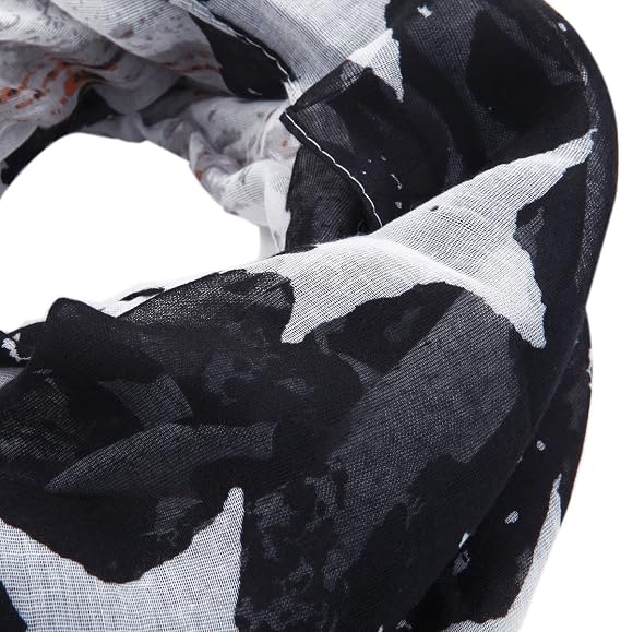 TrendsBlue Unique Vintage Stars Design Scarf