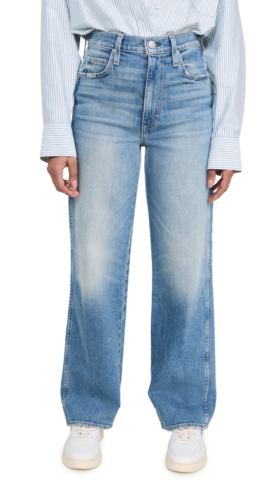 AMOWomen's Tricia Wide Straight Jeans