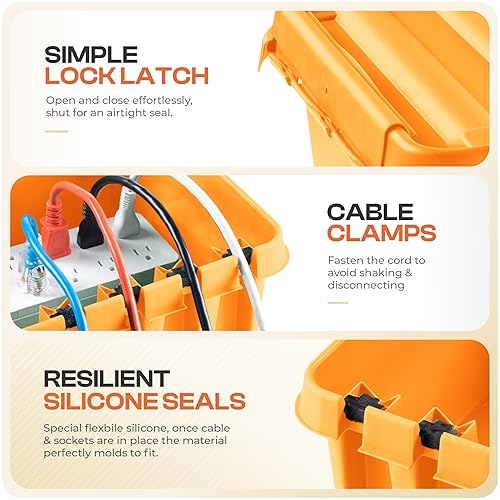 Miniatura 6 de SockitBox  La caja de conexión original resistente a la intemperie  Caja de cable de alimentación eléctrico para interiores y exteriores para
