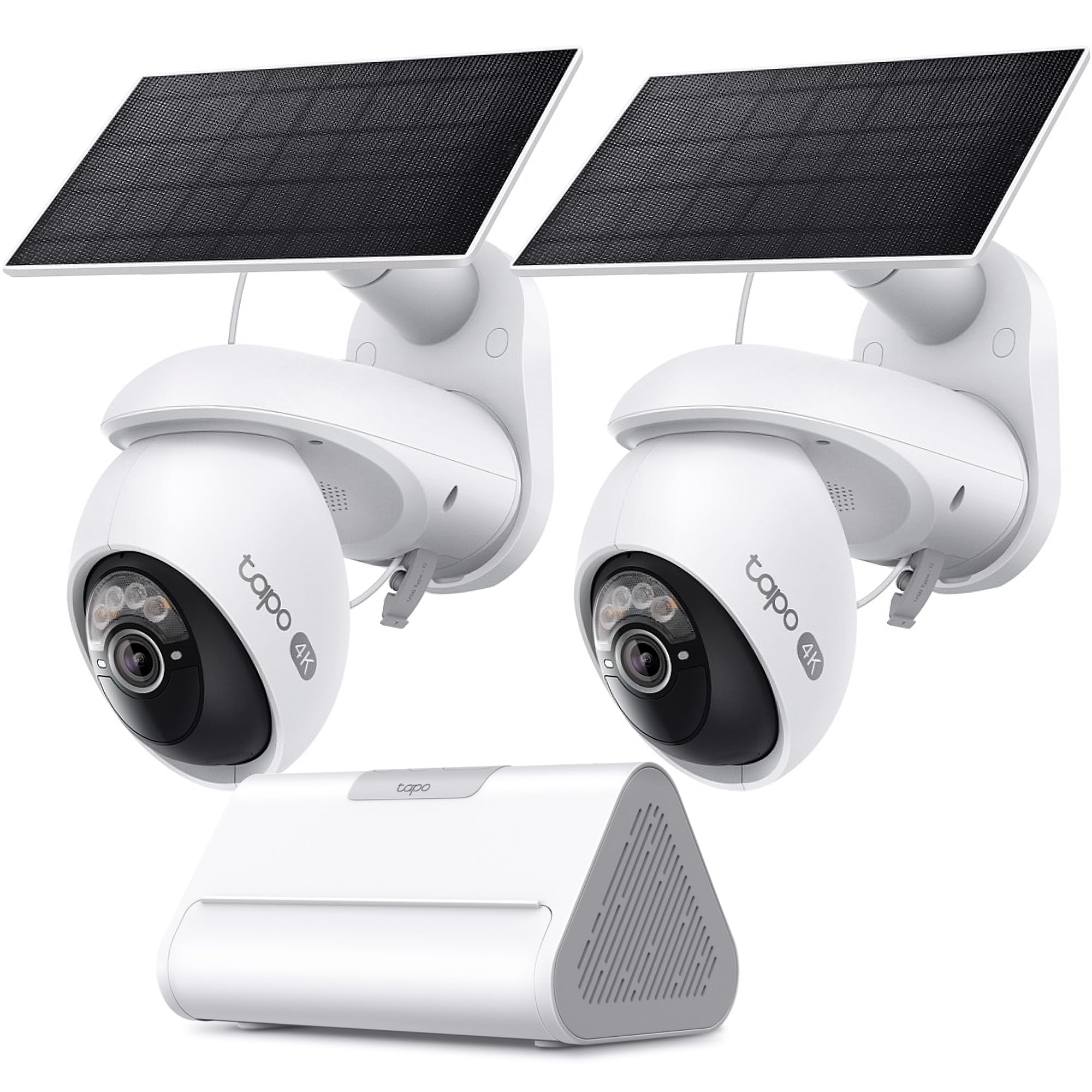 Tapo 4K Outdoor Pan/Tilt Security Camera C660 KIT + Smart Hub H500 Bundle