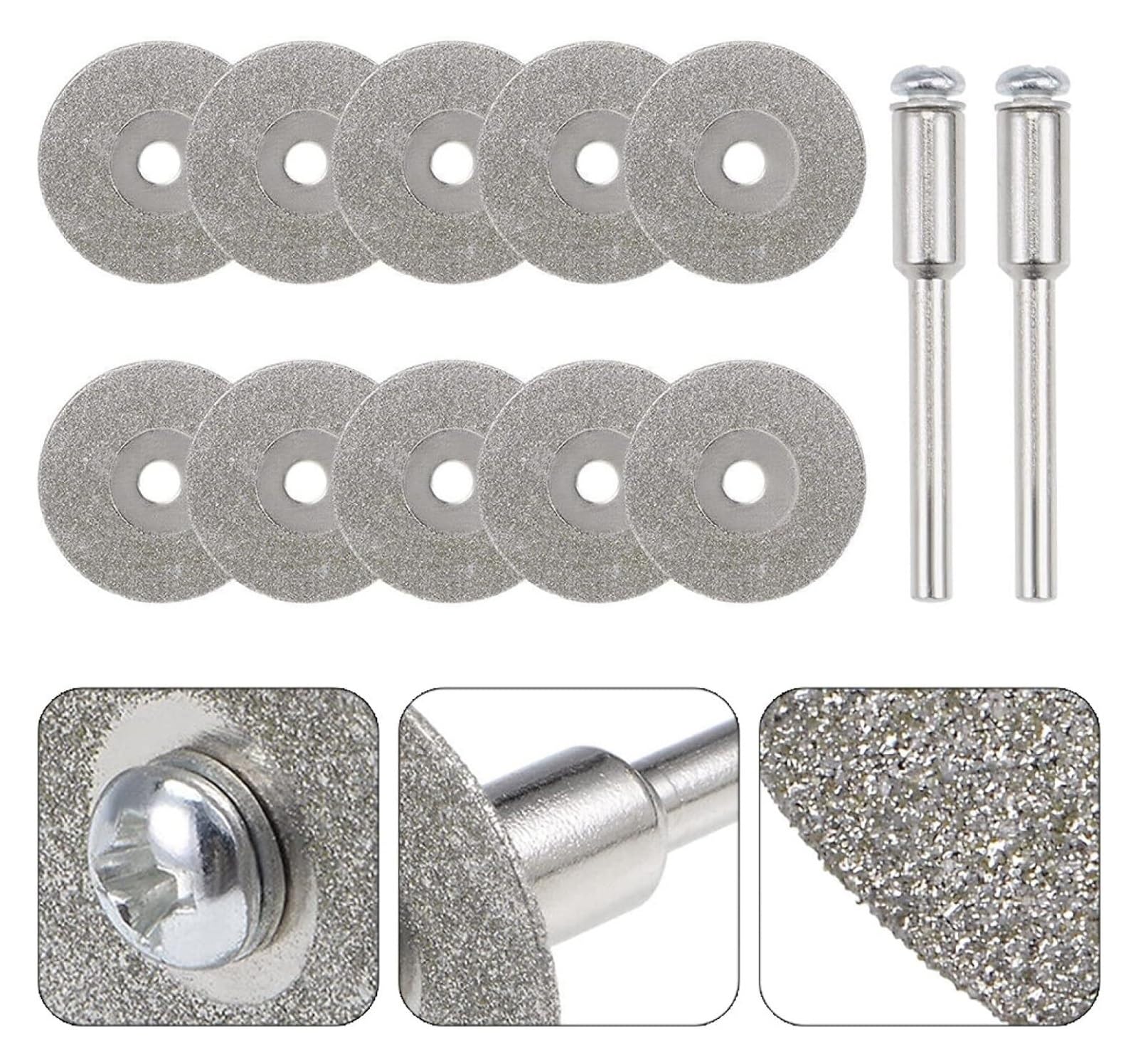 Diamentowe tarcze tnące do szlifierek kątowych, 10 szt. 18 mm diamentowe tarcze tnące do szlifowania Kamienie szlachetne Szklane płytki porcelanowe Brzeszczoty do pił Cięcie narzędzi obrotowych